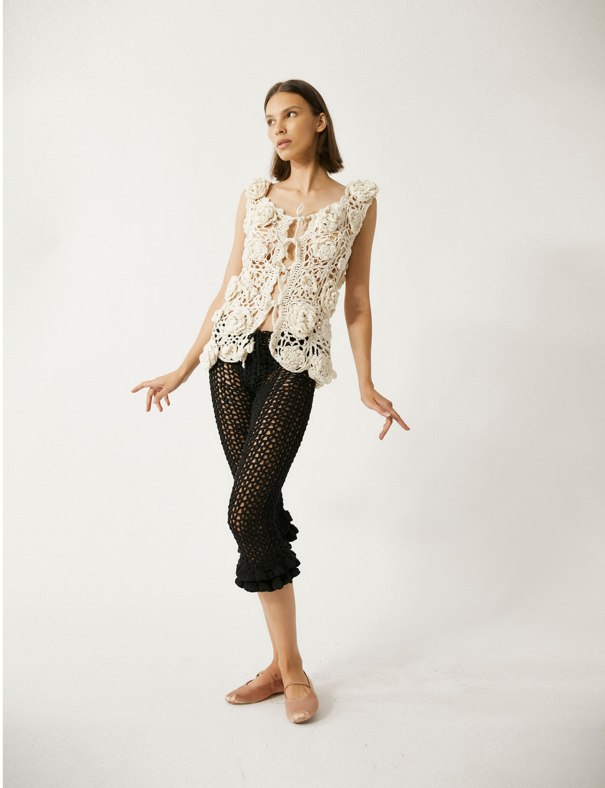 Elmo Knitted Top | Ivory