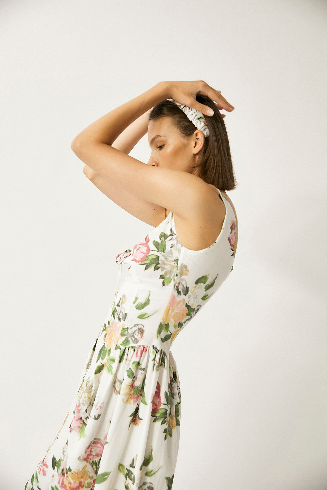 Shisha Linen Maxi Dress | Floral