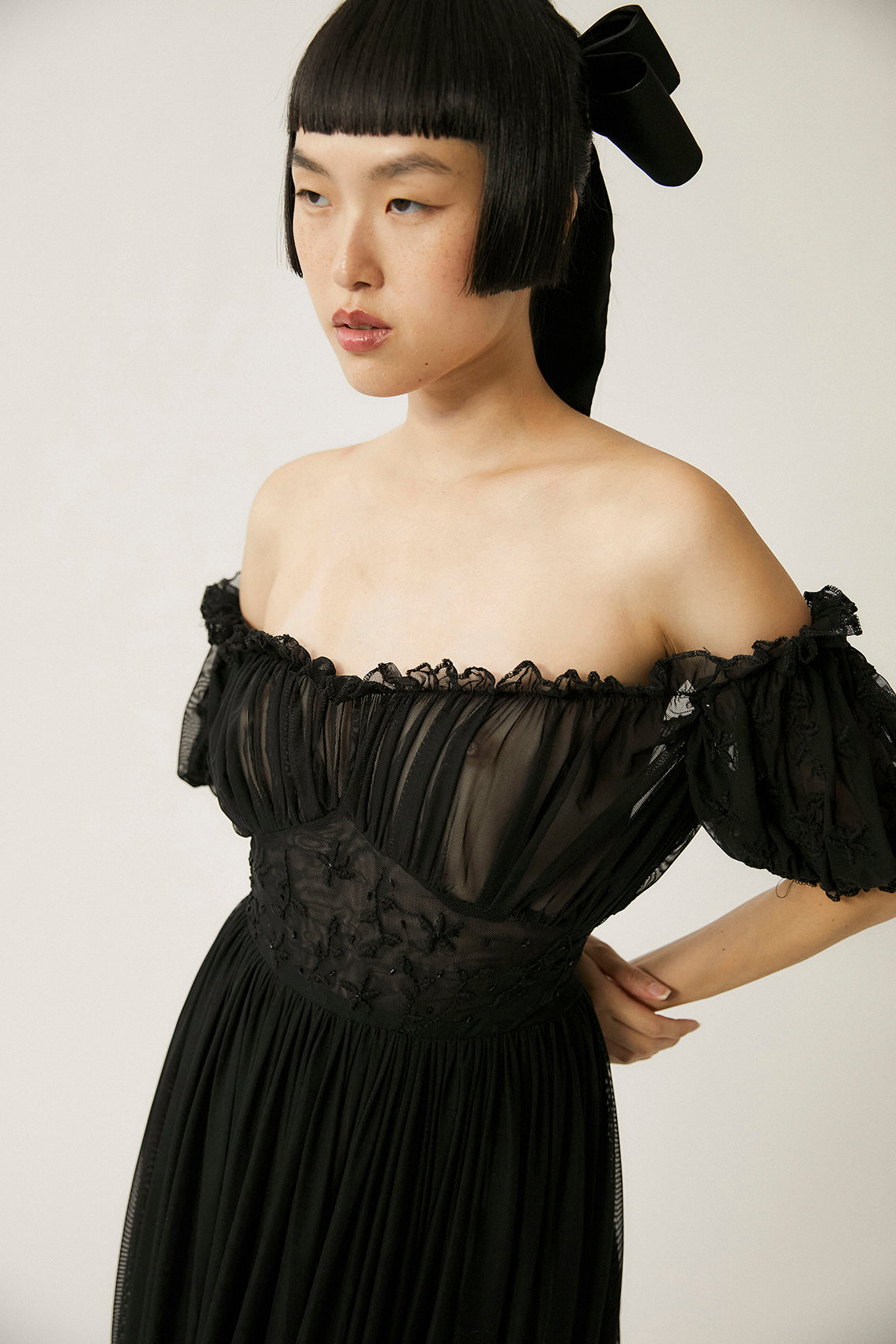 Hortensia Dress | Black