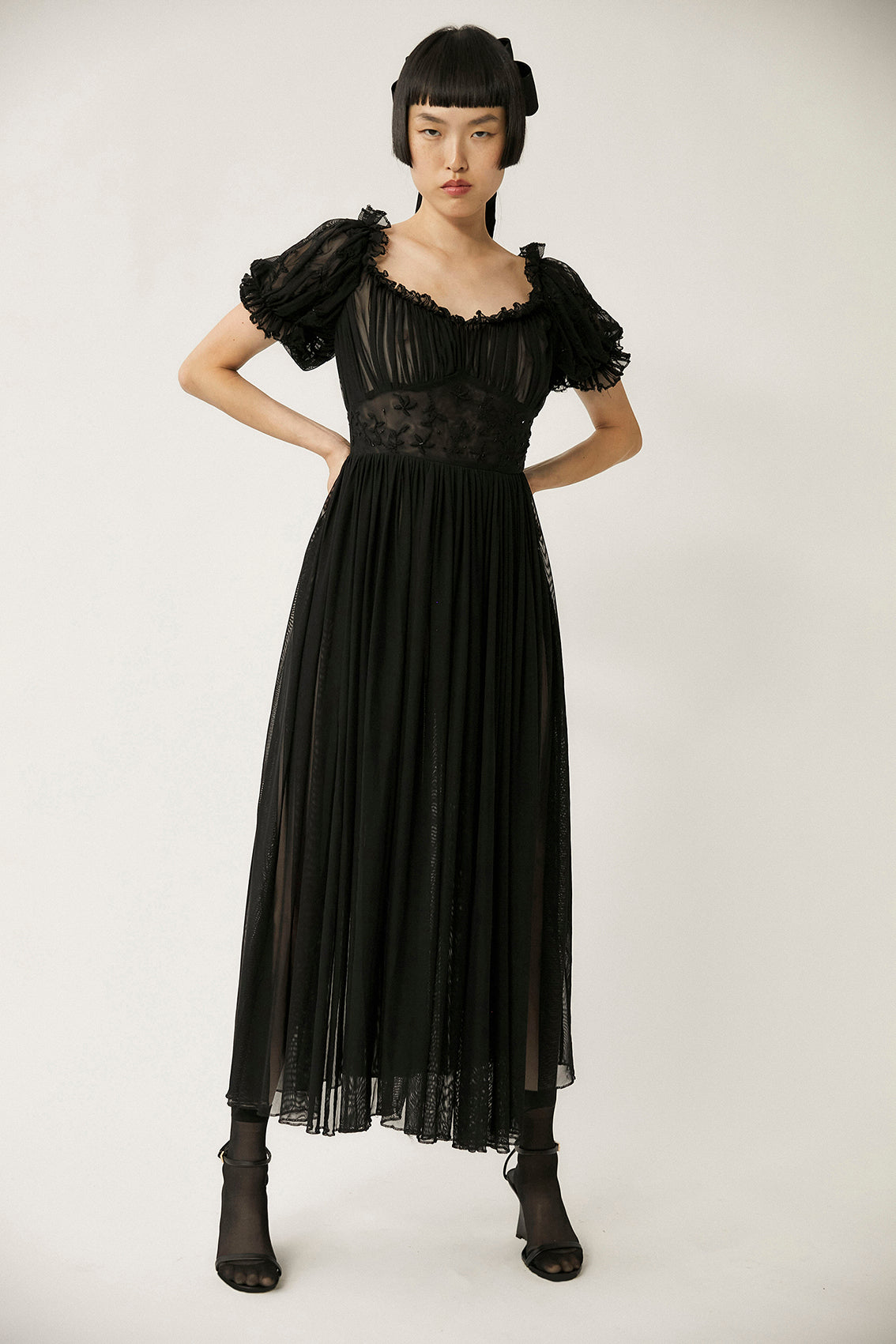 Hortensia Dress | Black