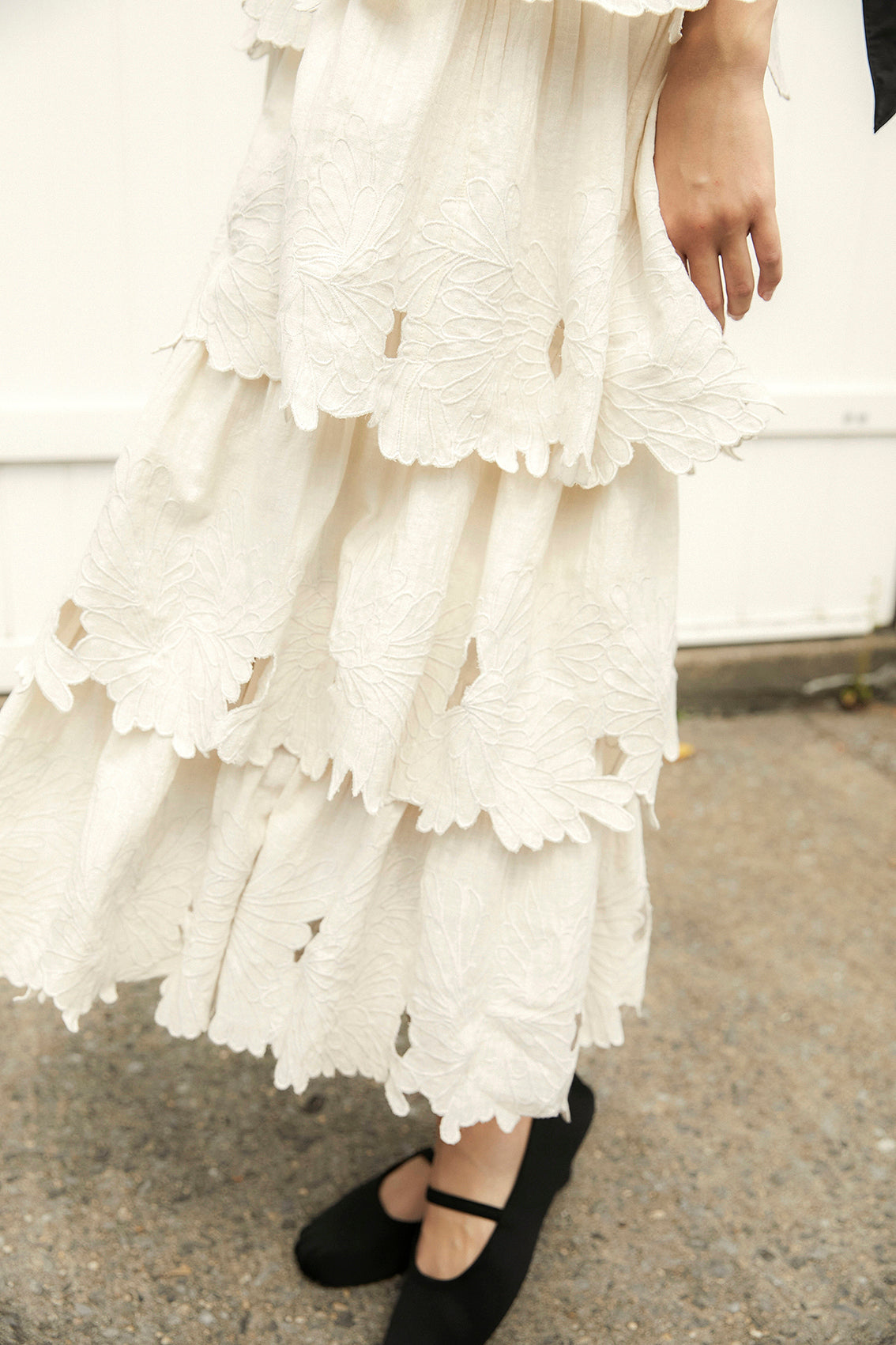 Magnolia Maxi Embroidered Dress | Ivory