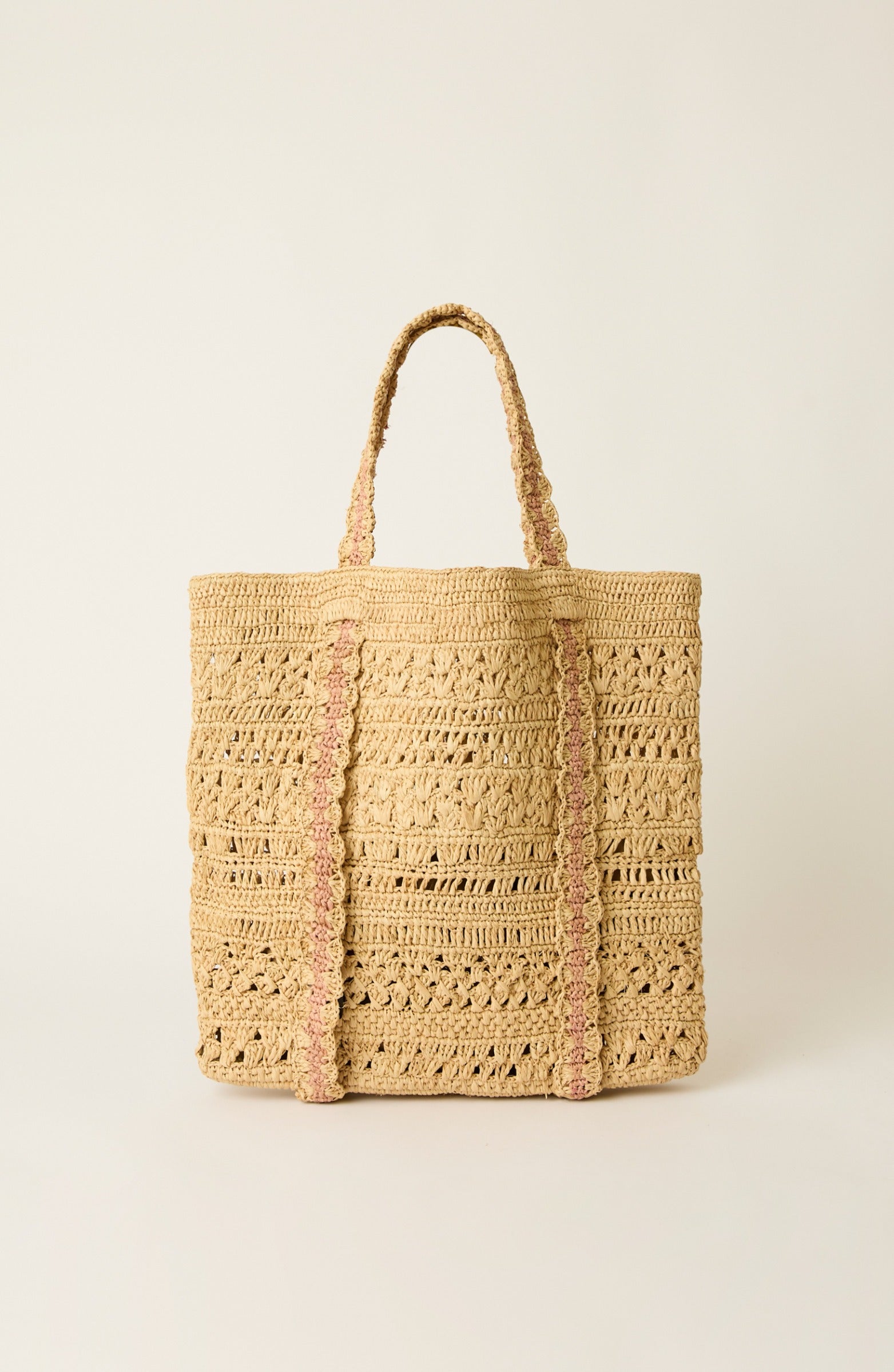 Chapeu Tote | Natural/pink