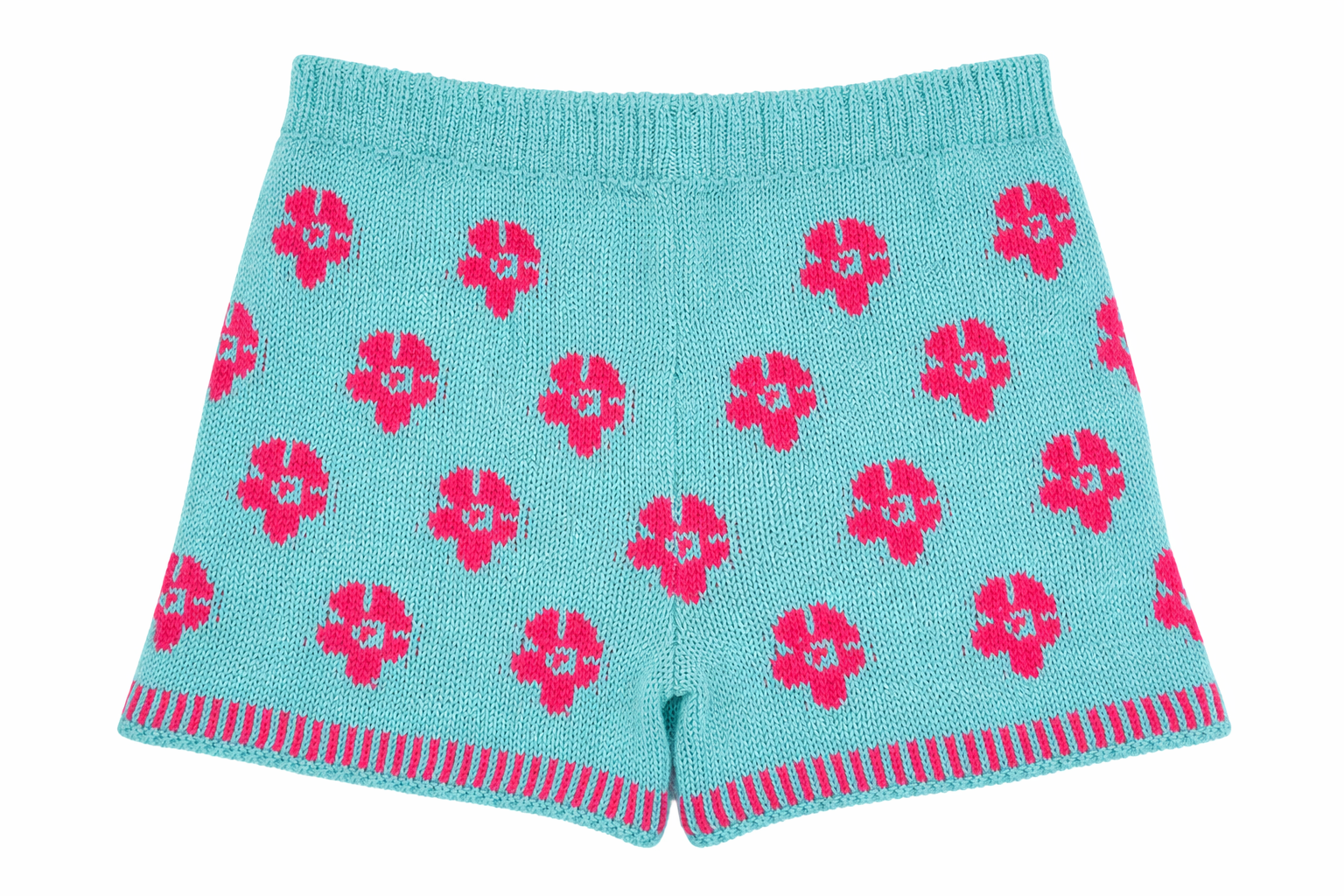 Alessia Short | Aqua Blue  &  Magenta