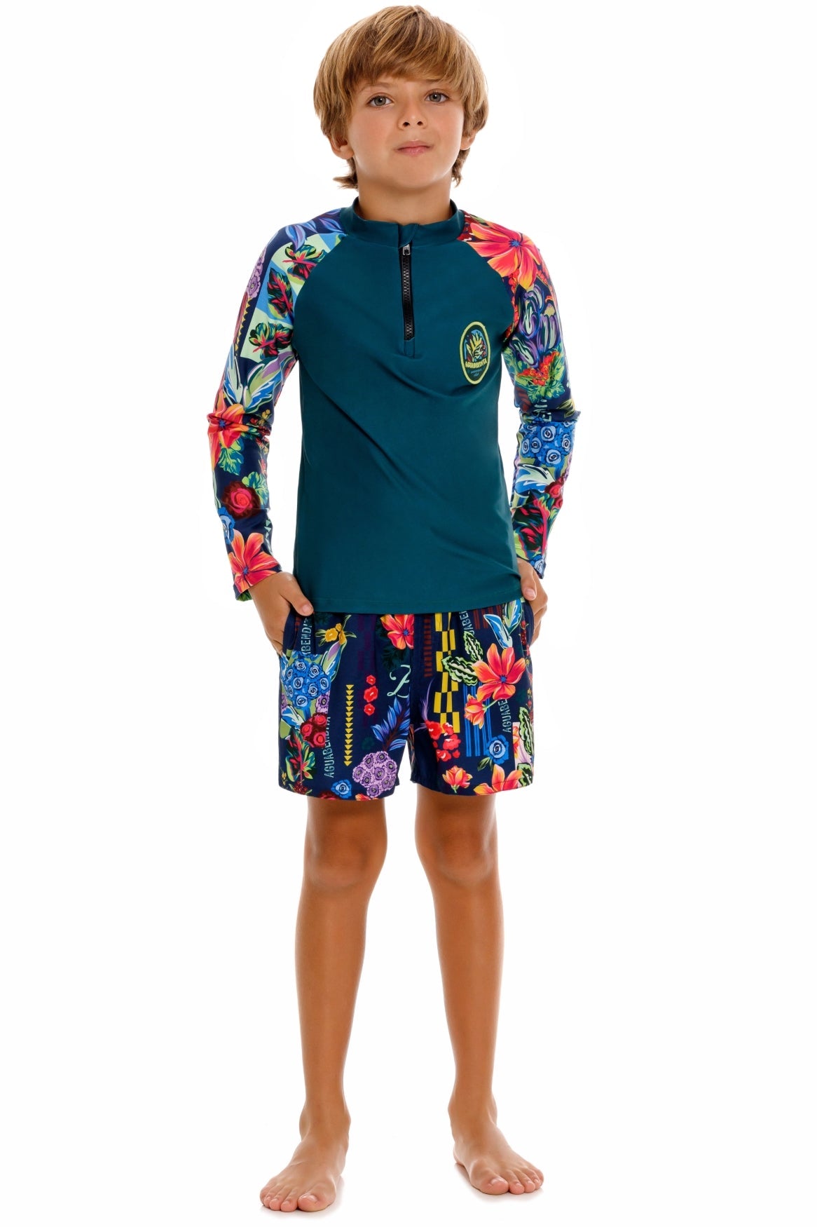 Noah Kids' Rashguard | Citrus