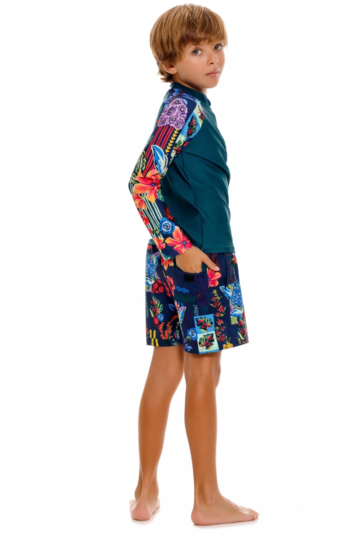 Noah Kids' Rashguard | Citrus