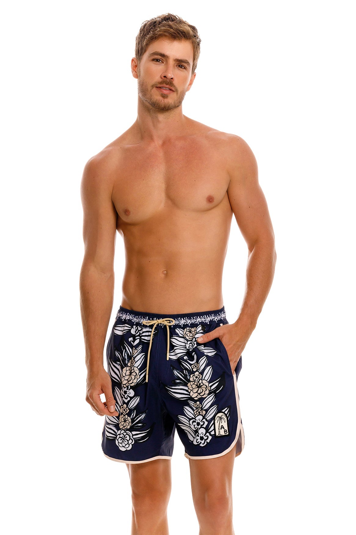Liam Men's Swim Trunks | Clay