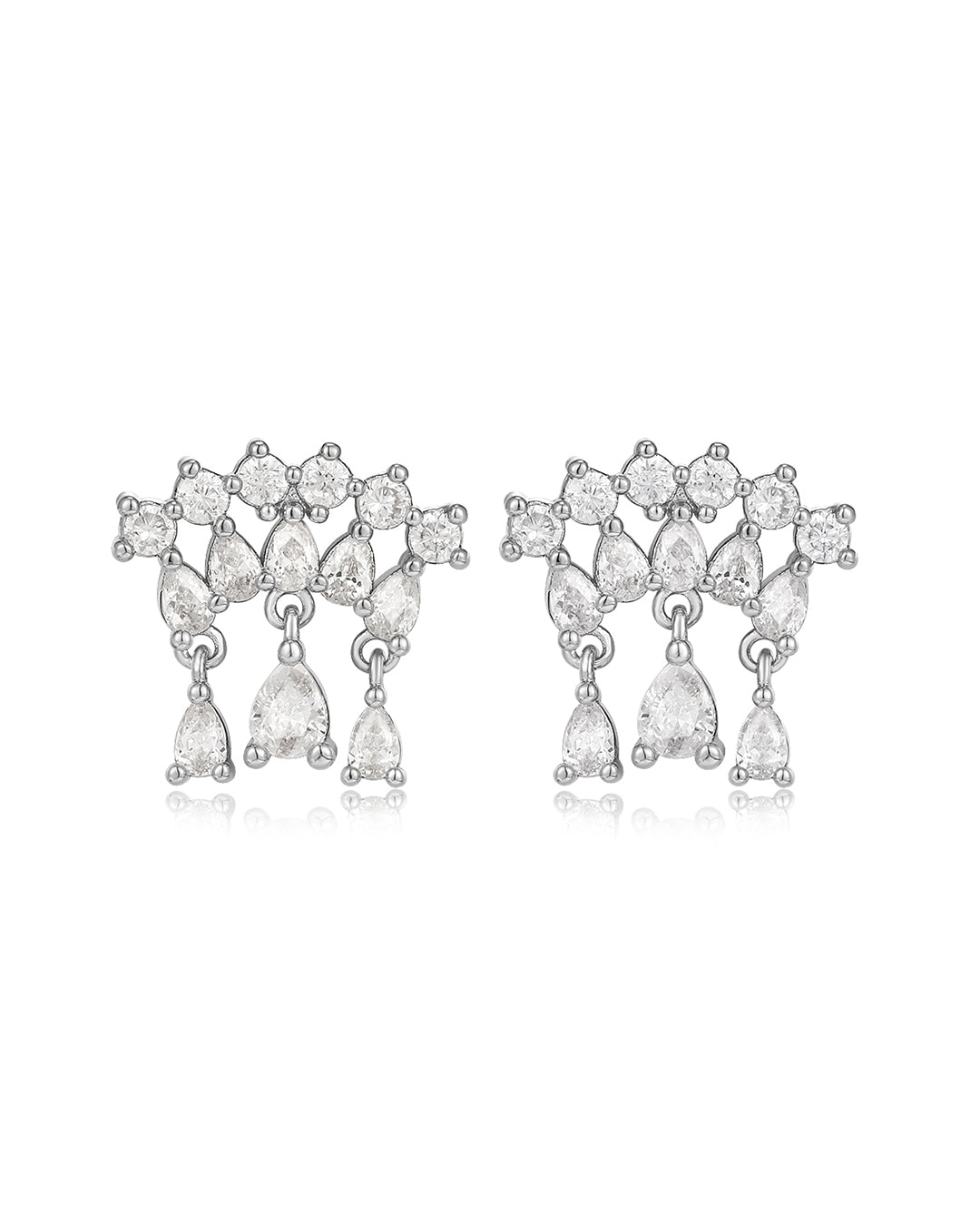 Colette Shaker Studs- Silver