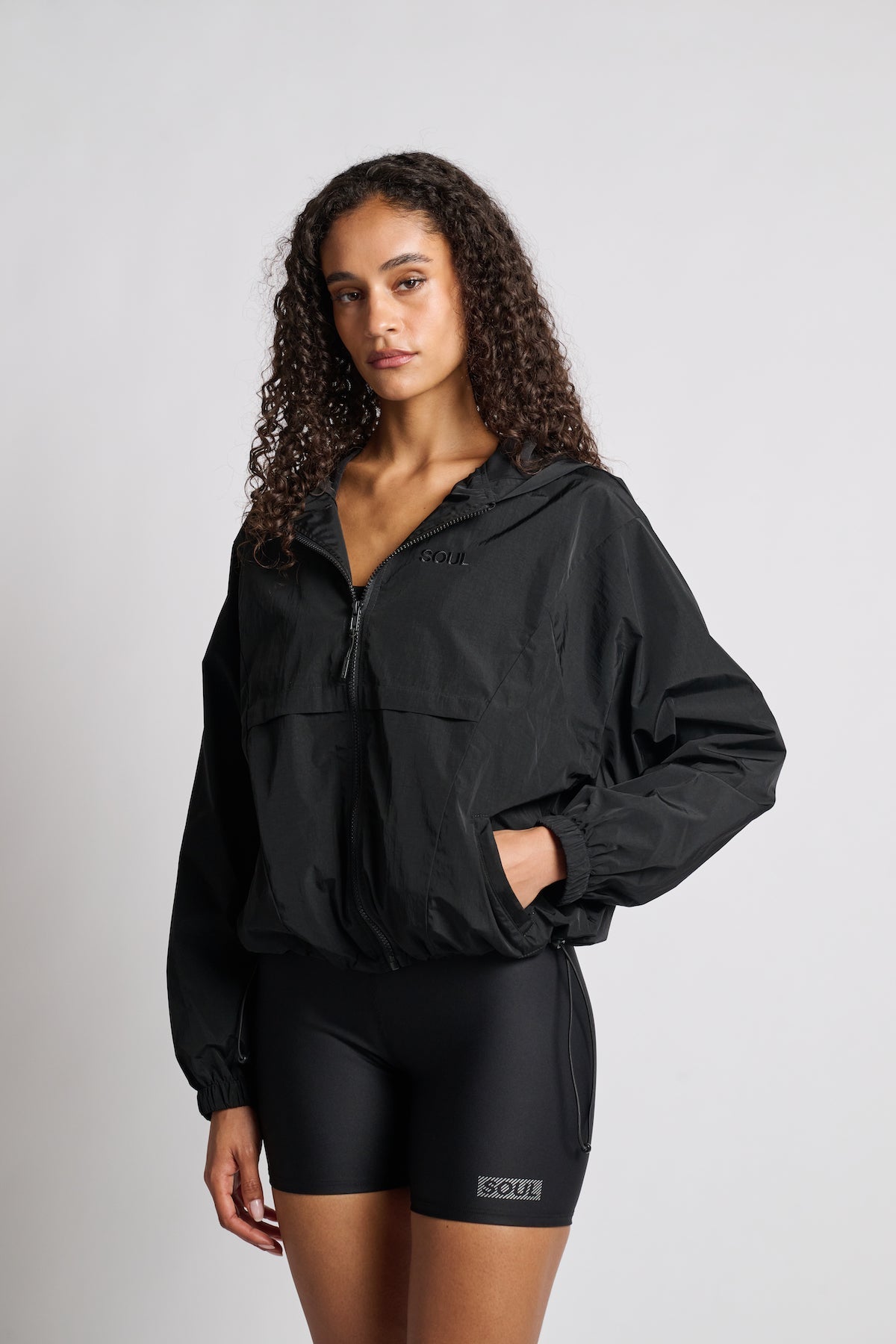 Cropped Windbreaker | Soul by SoulCycle
