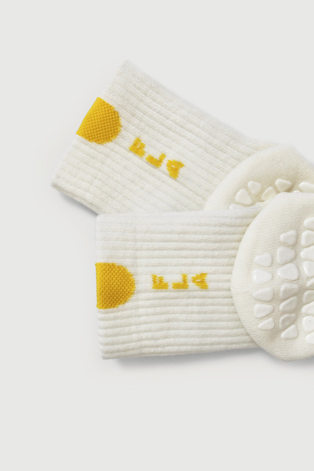 Custard Dipped Crew Grip Sock