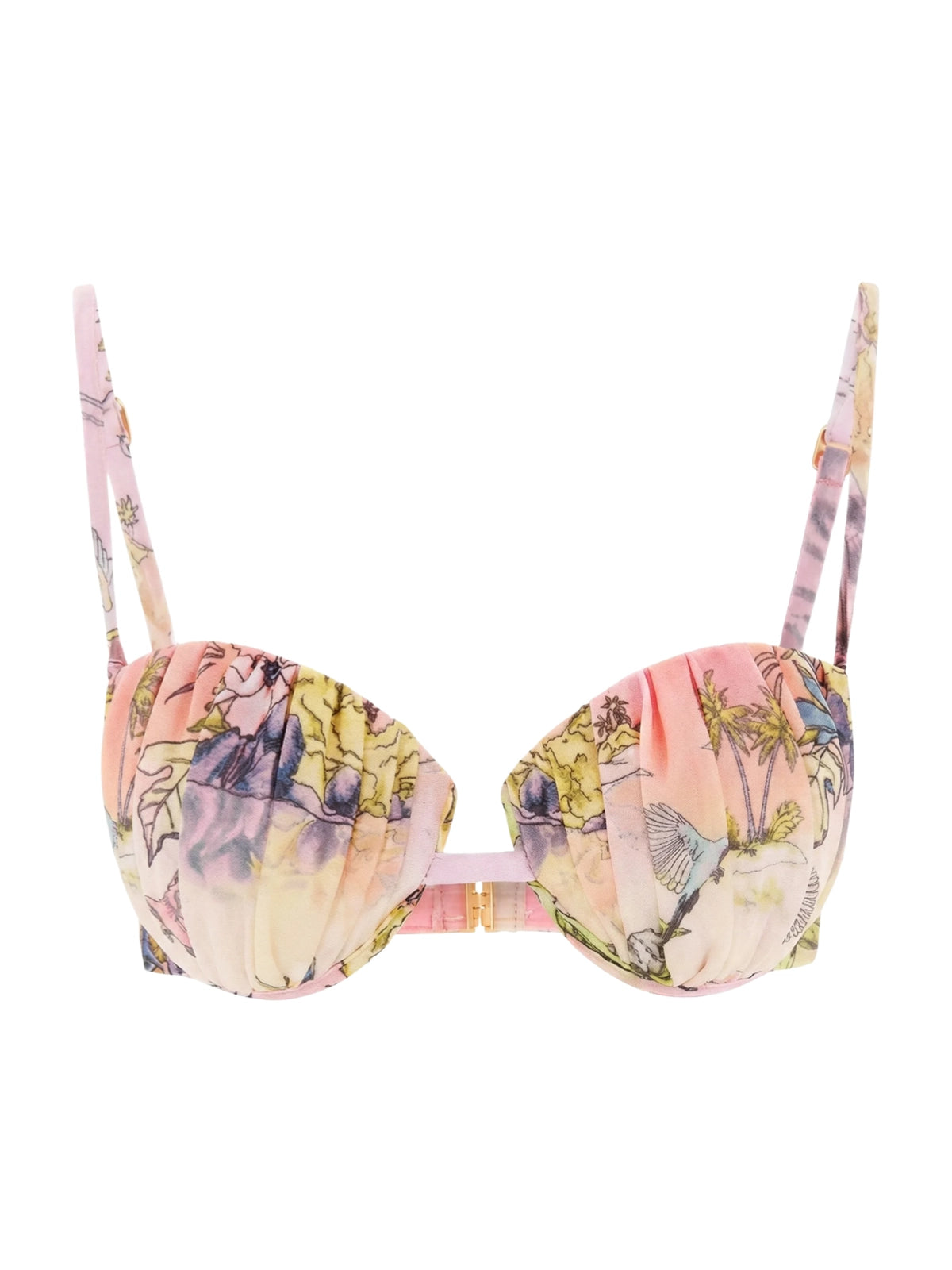 Cynthia Cupped Bikini Top Pink