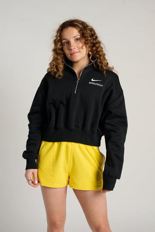 1/4-Zip Cropped Sweatshirt | Nike
