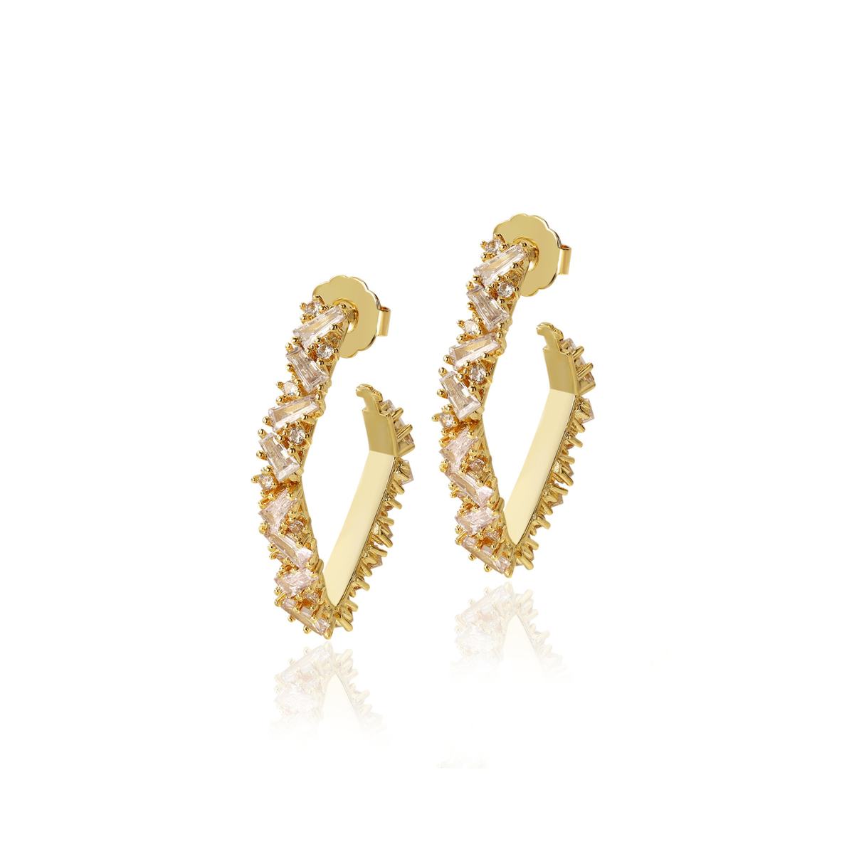 Gold Zinger Earrings