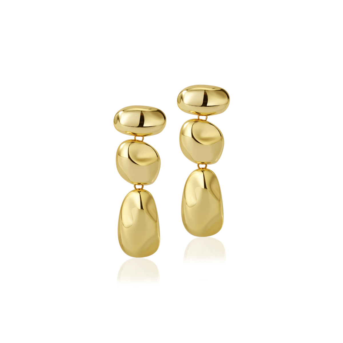 Golden Strata Earrings