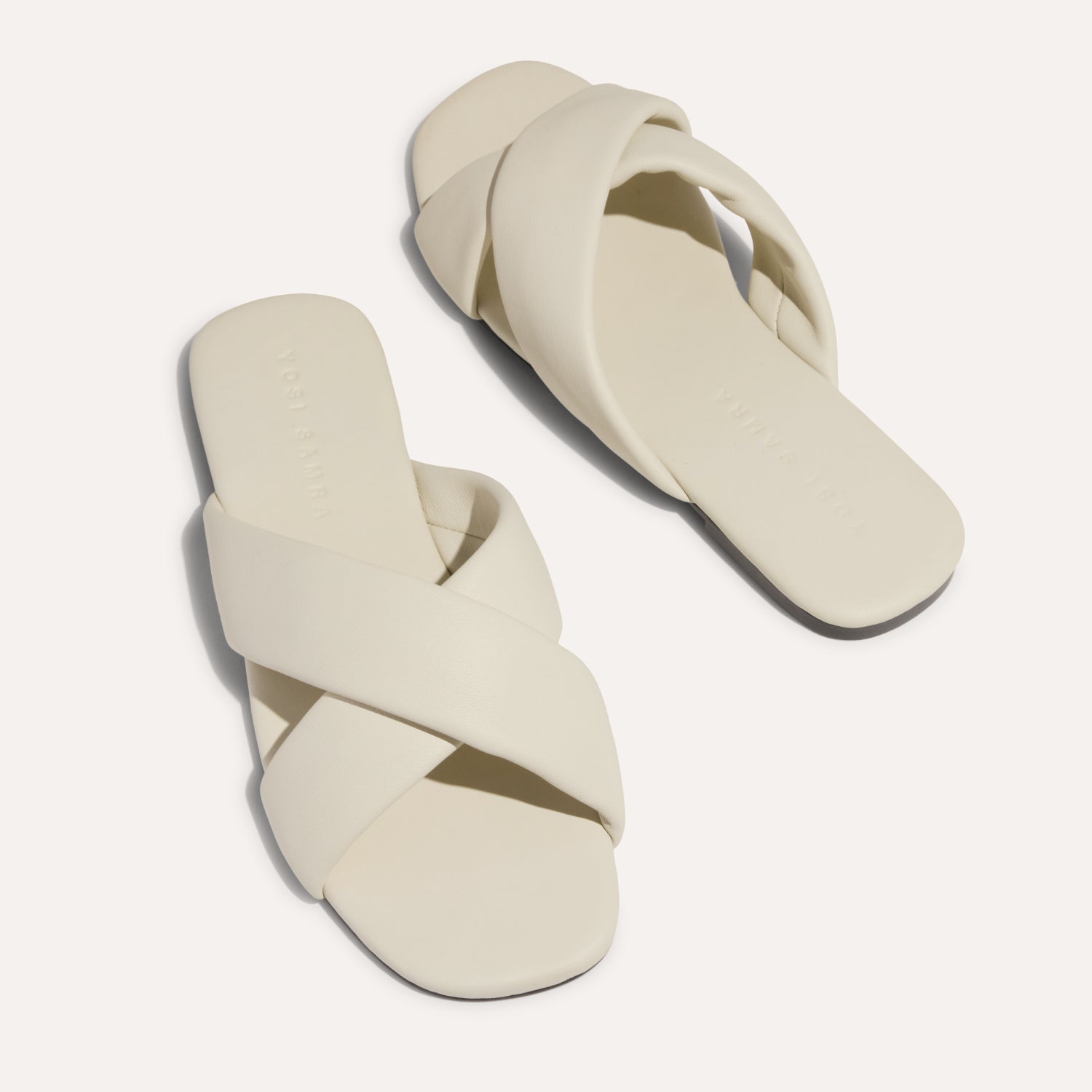 DELANCEY IN CREAM LEATHER - Yosi Samra  -