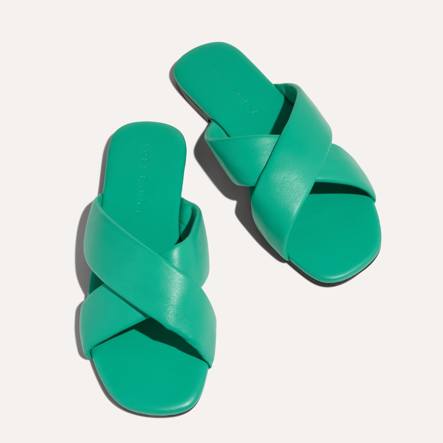 DELANCEY IN TEAL LEATHER - Yosi Samra  -