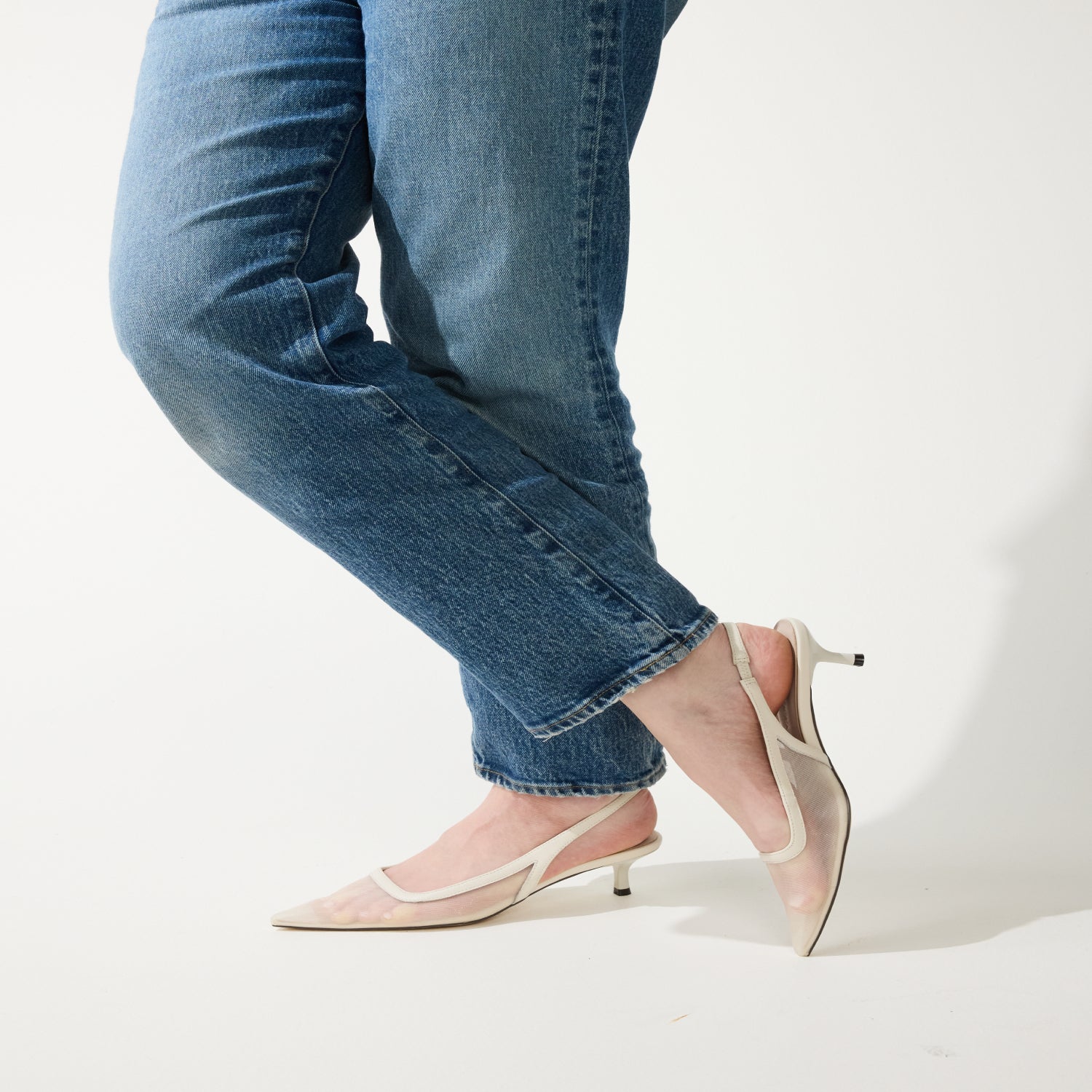DELILAH IN CREAM MESH - Yosi Samra  -