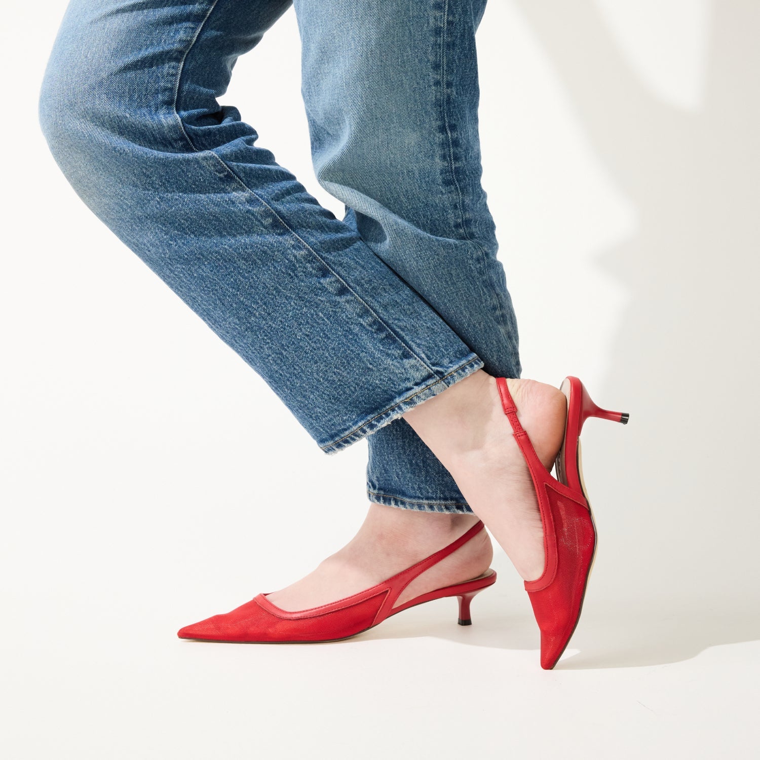 DELILAH IN RED MESH - Yosi Samra  -
