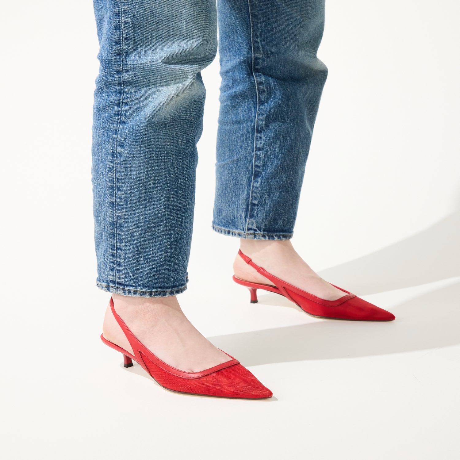 DELILAH IN RED MESH - Yosi Samra  -