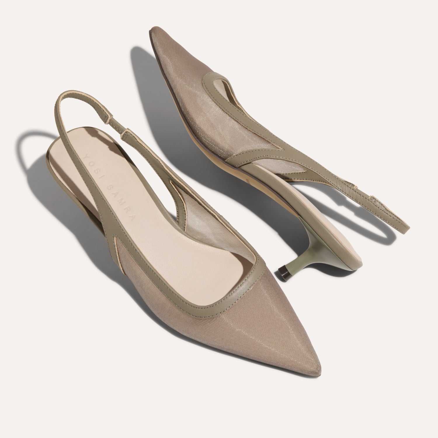 DELILAH IN TAUPE MESH - Yosi Samra  -