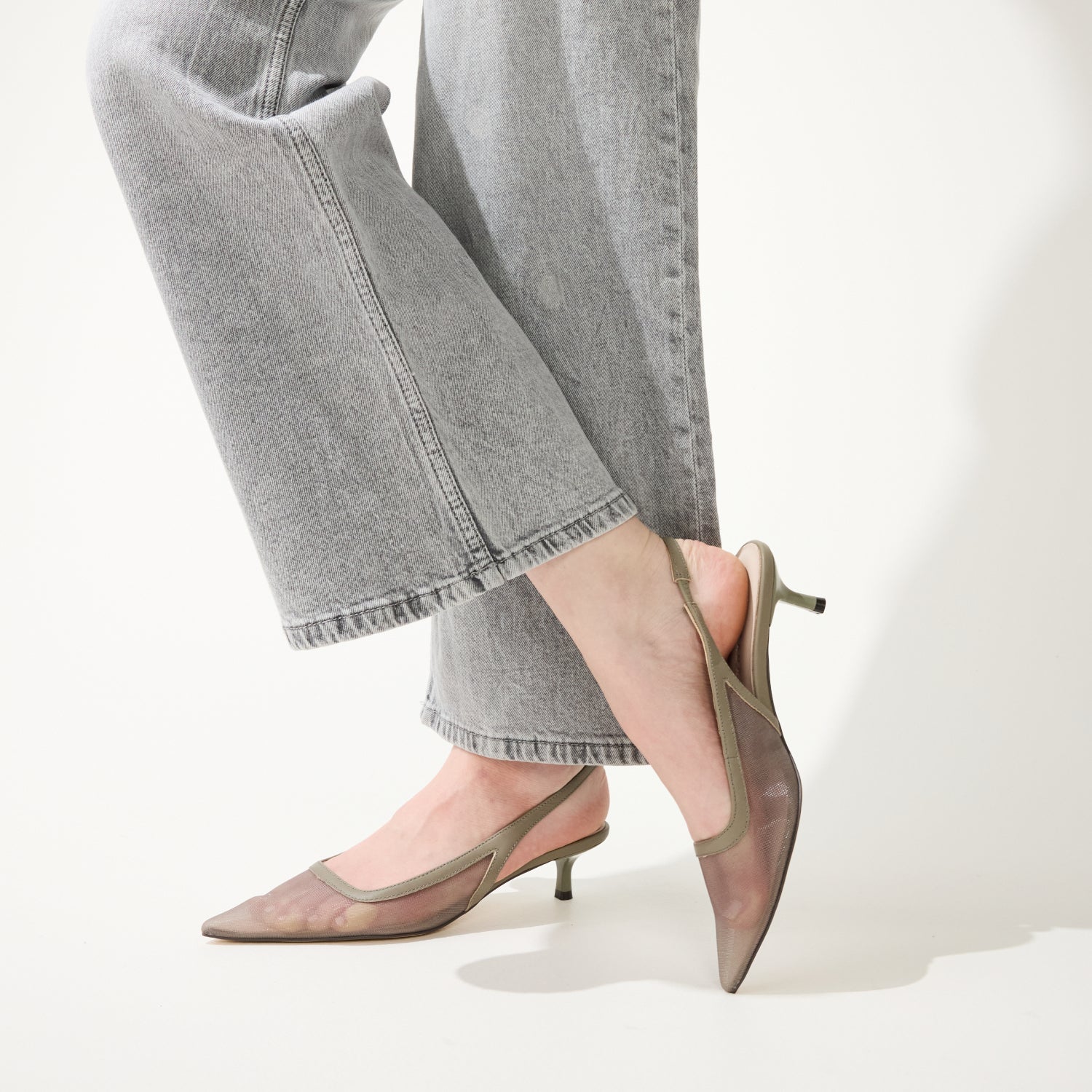 DELILAH IN TAUPE MESH - Yosi Samra  -