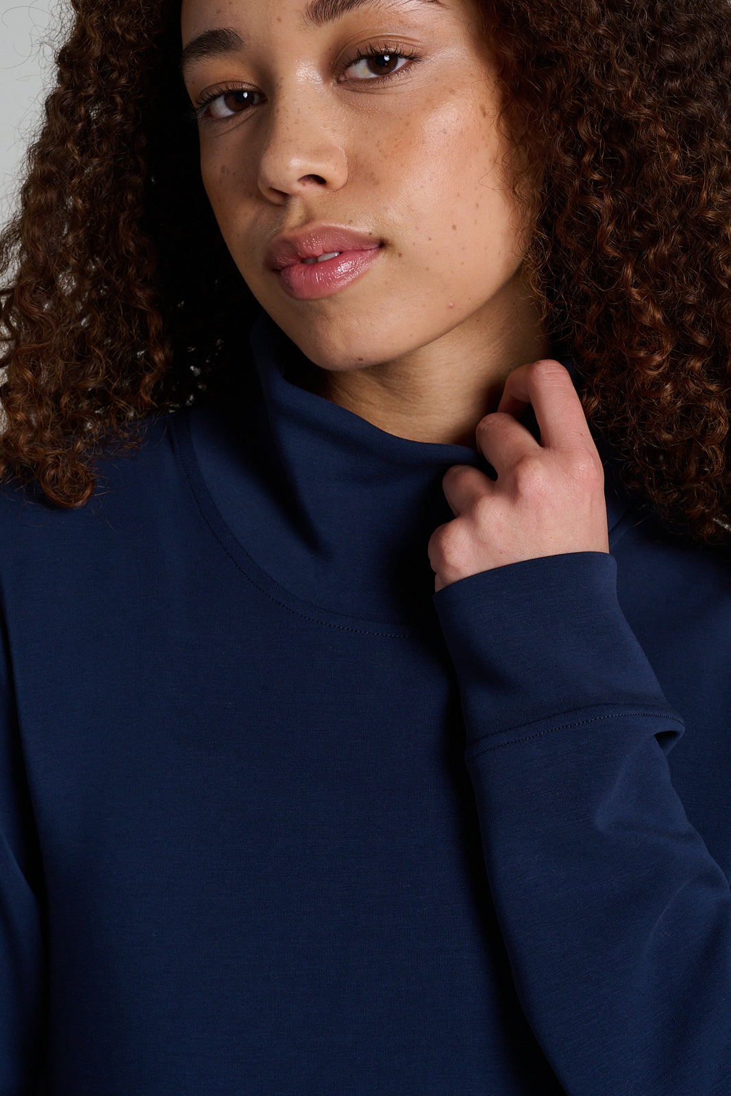 Dreamweave Mock Neck Sweatshirt | MPG