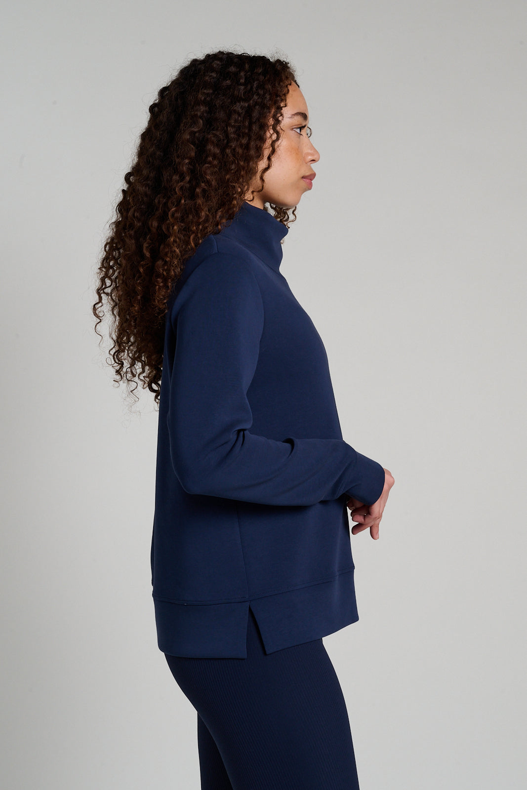Dreamweave Mock Neck Sweatshirt | MPG