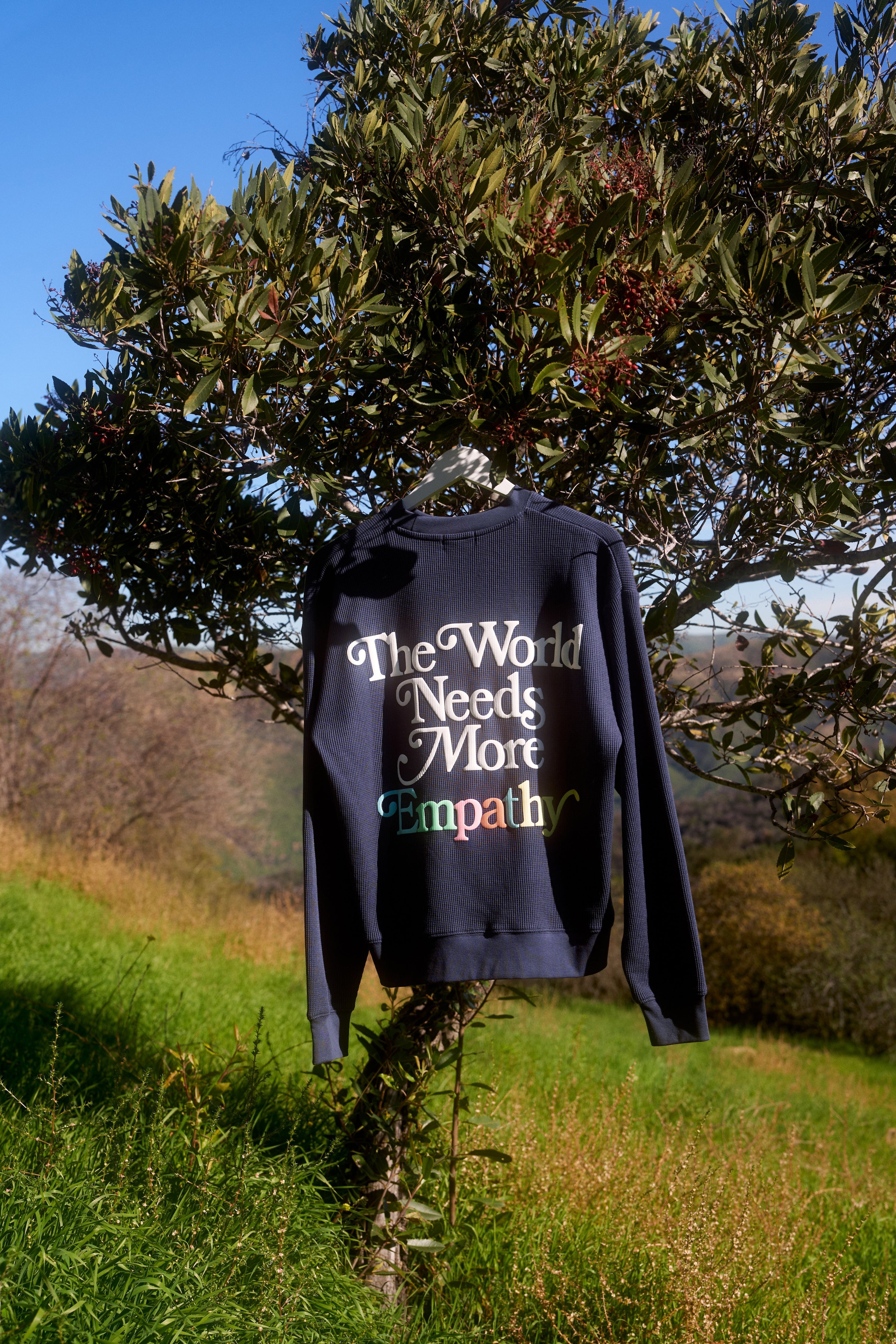 World Needs More Empathy Waffle Classic Crewneck