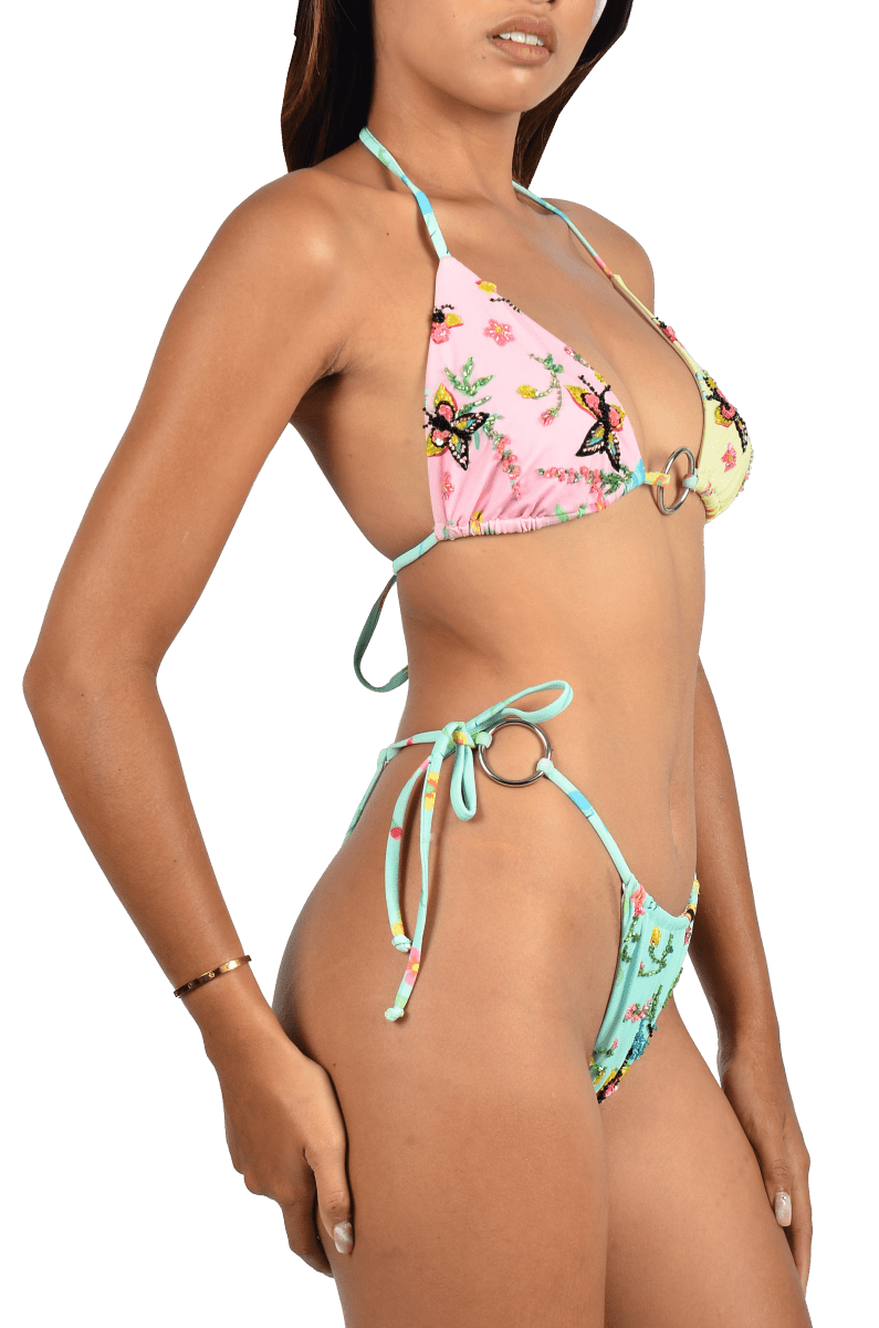 Kehlani Exclusive Print Bikini Bottom Multi Colour