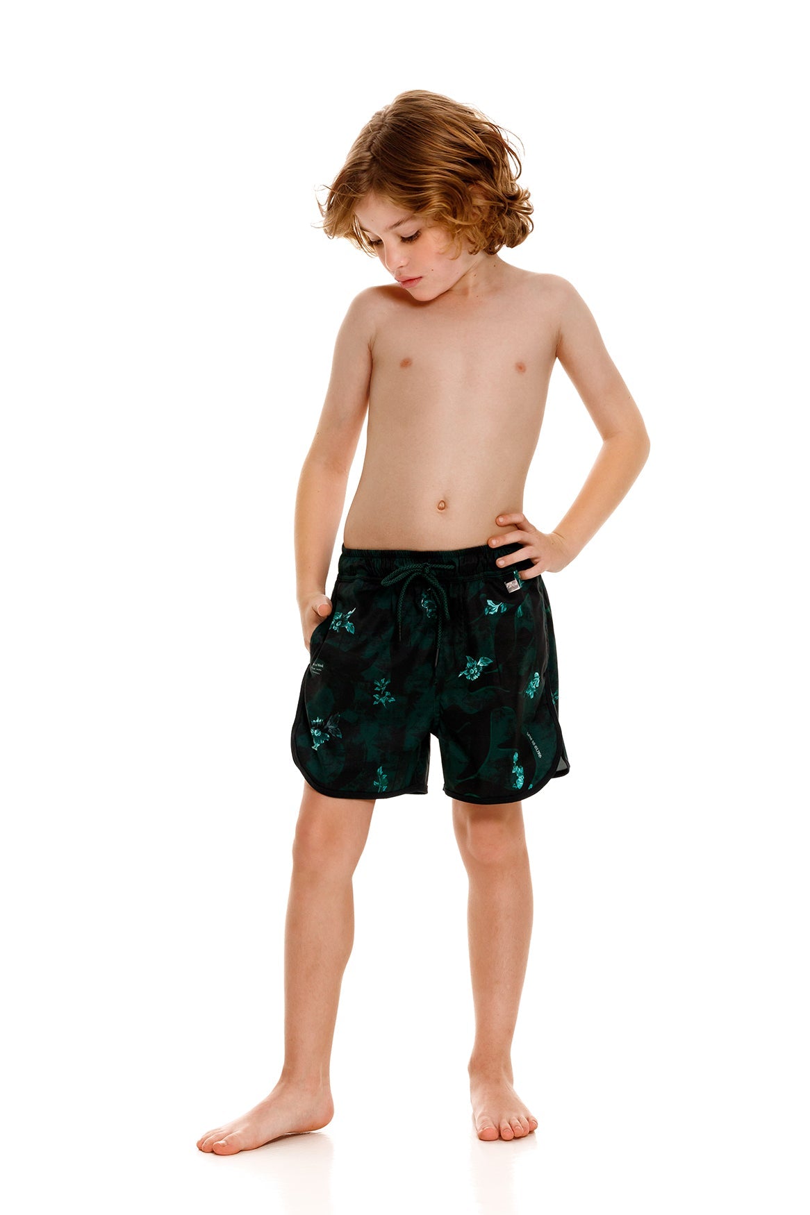 Tiago Kids' Swim Trunks | Dawn