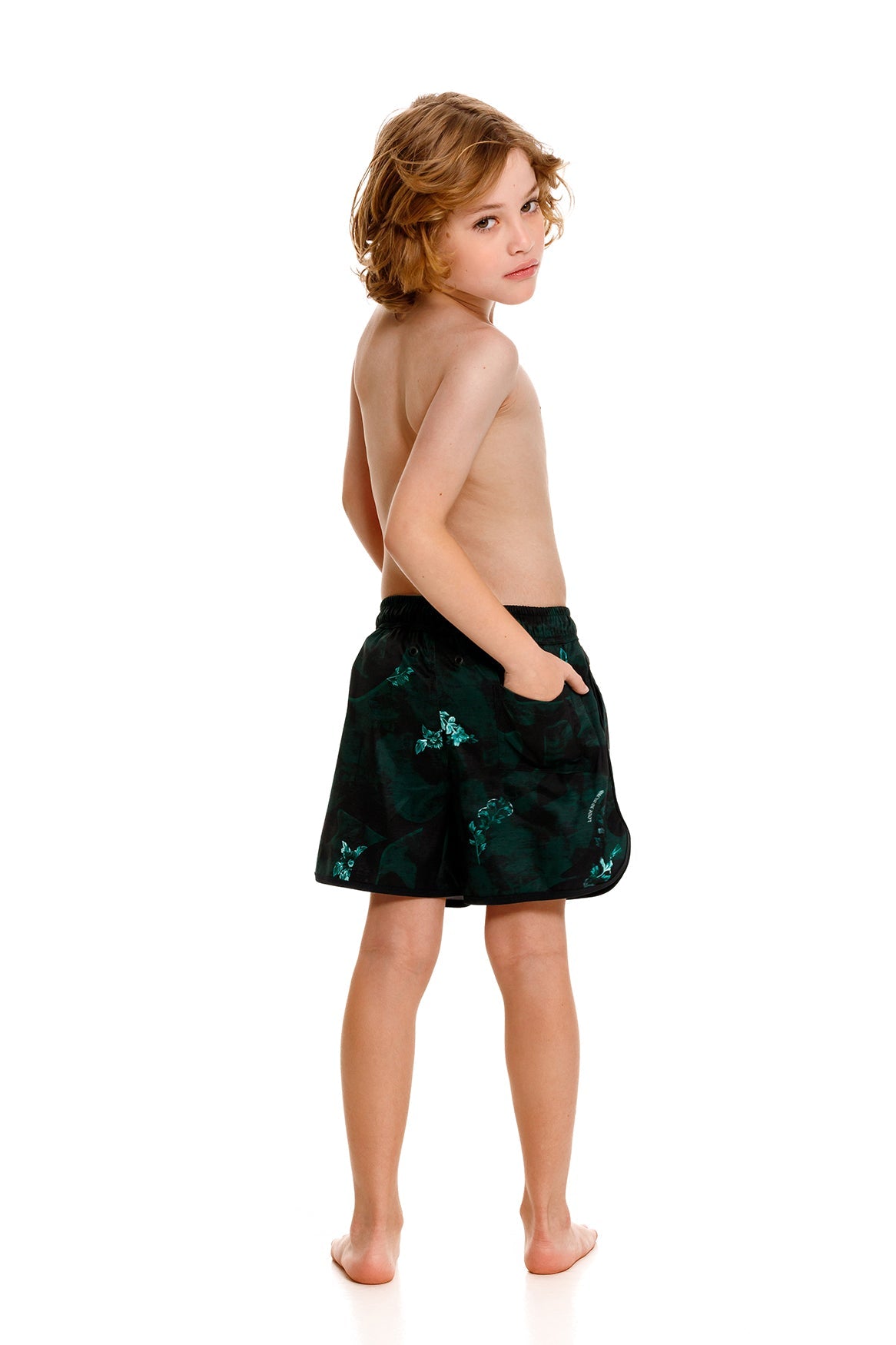 Tiago Kids' Swim Trunks | Dawn