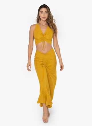 Divya Skirt (Mustard)