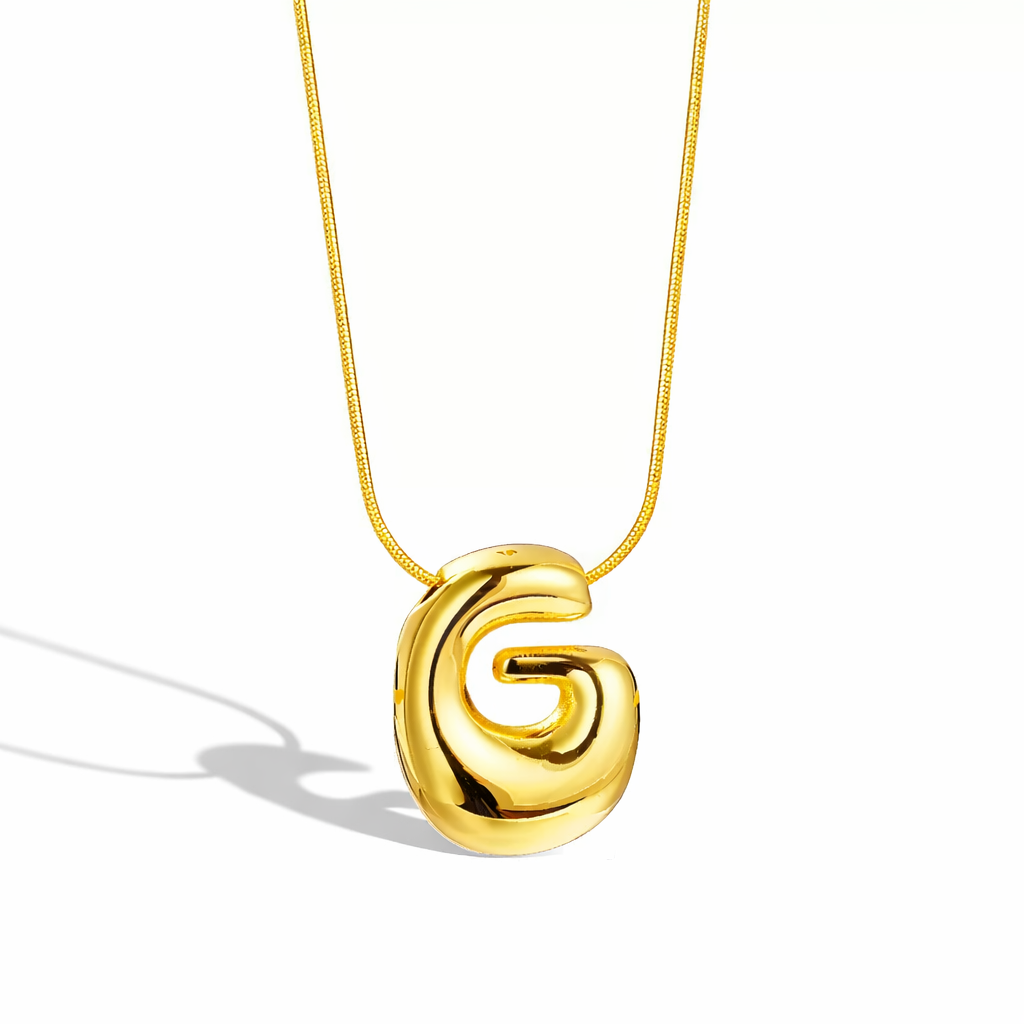 Alphabet Necklace V2 (Pendant + Chain)
