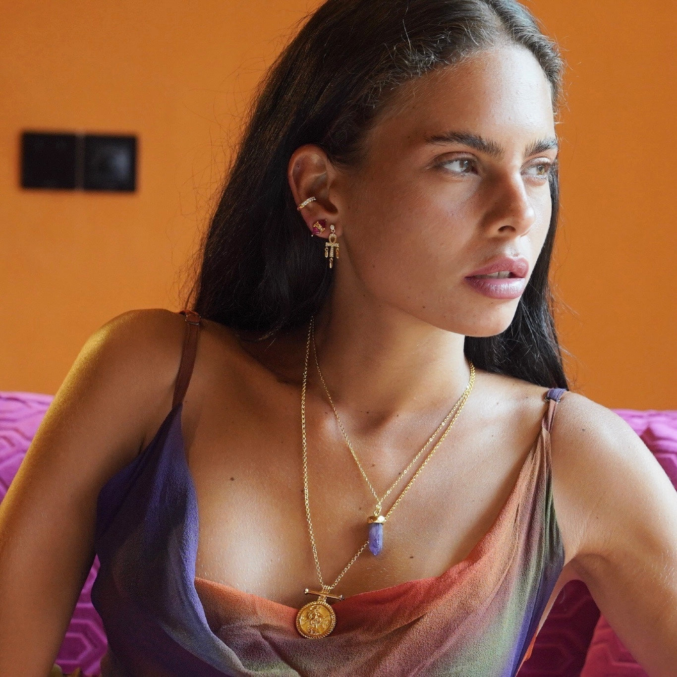 Cleopatra Drop Earrings