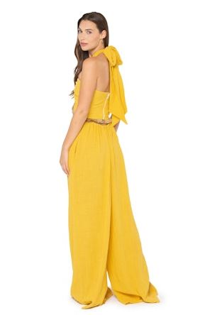 Esme Jumpsuit (Chartreuse )