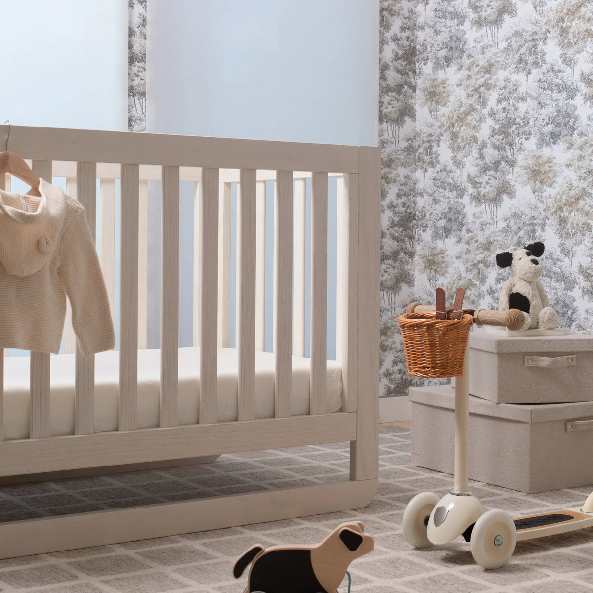 Linen+ Crib Sheet / Stone