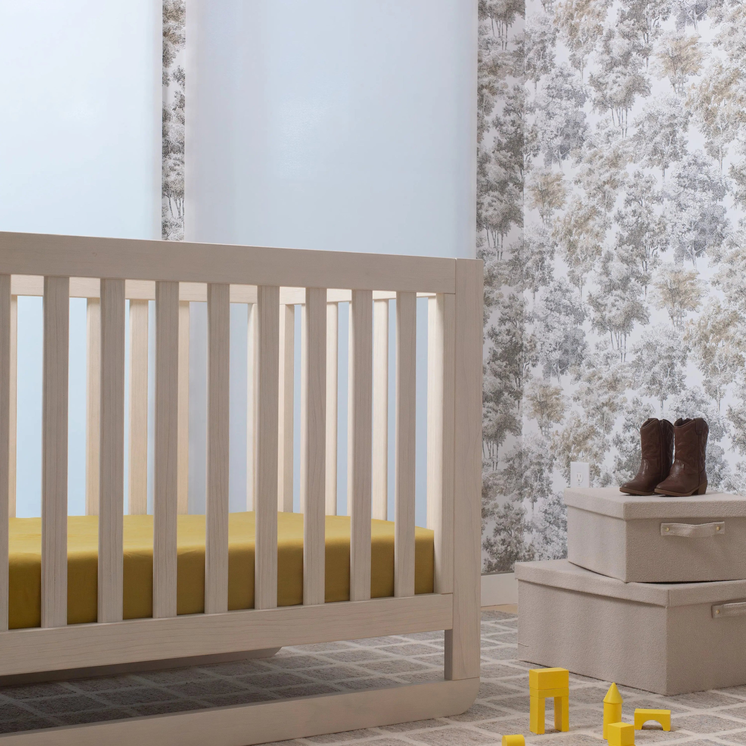 Linen+ Crib Sheet / Honey