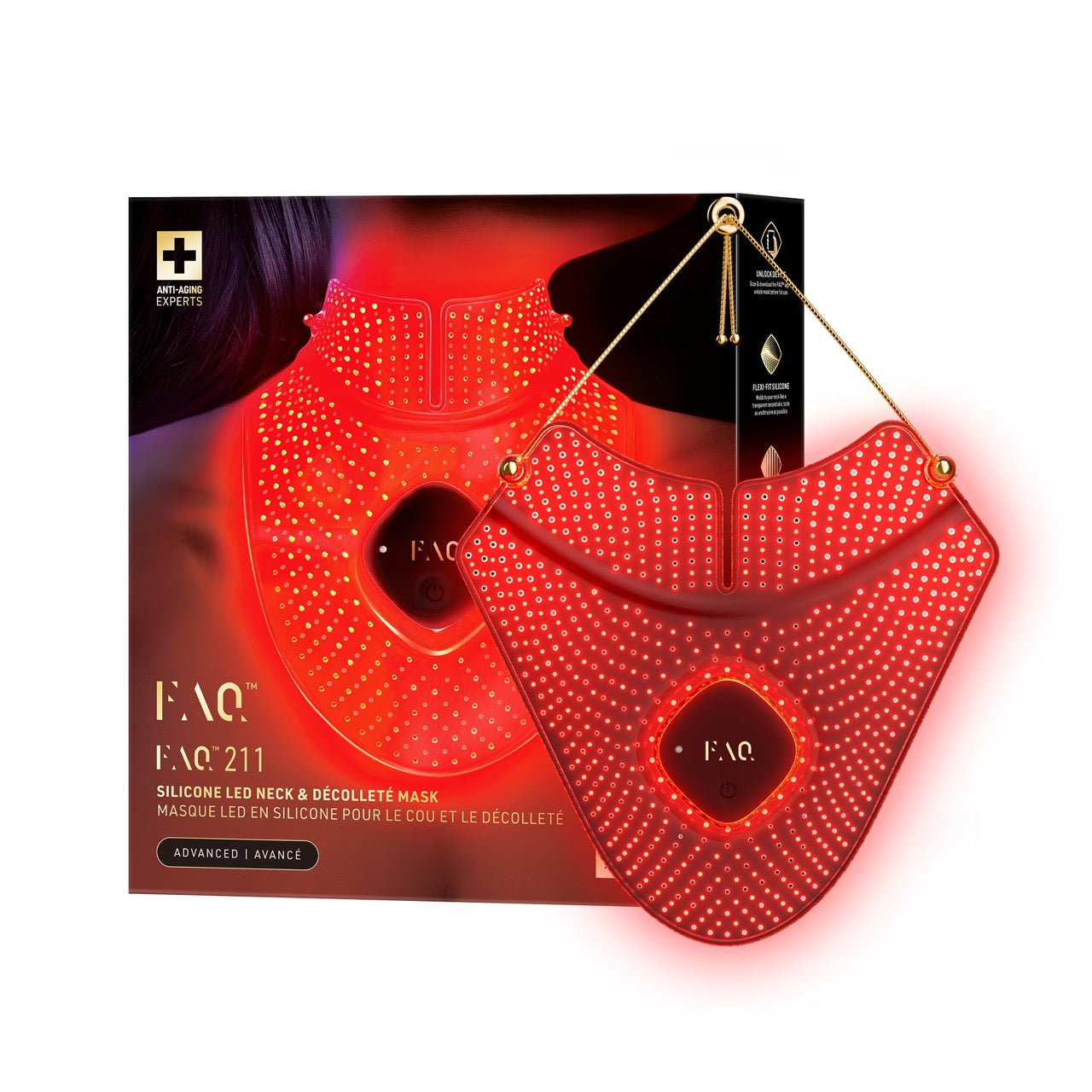 FAQ 211 LED Neck Mask