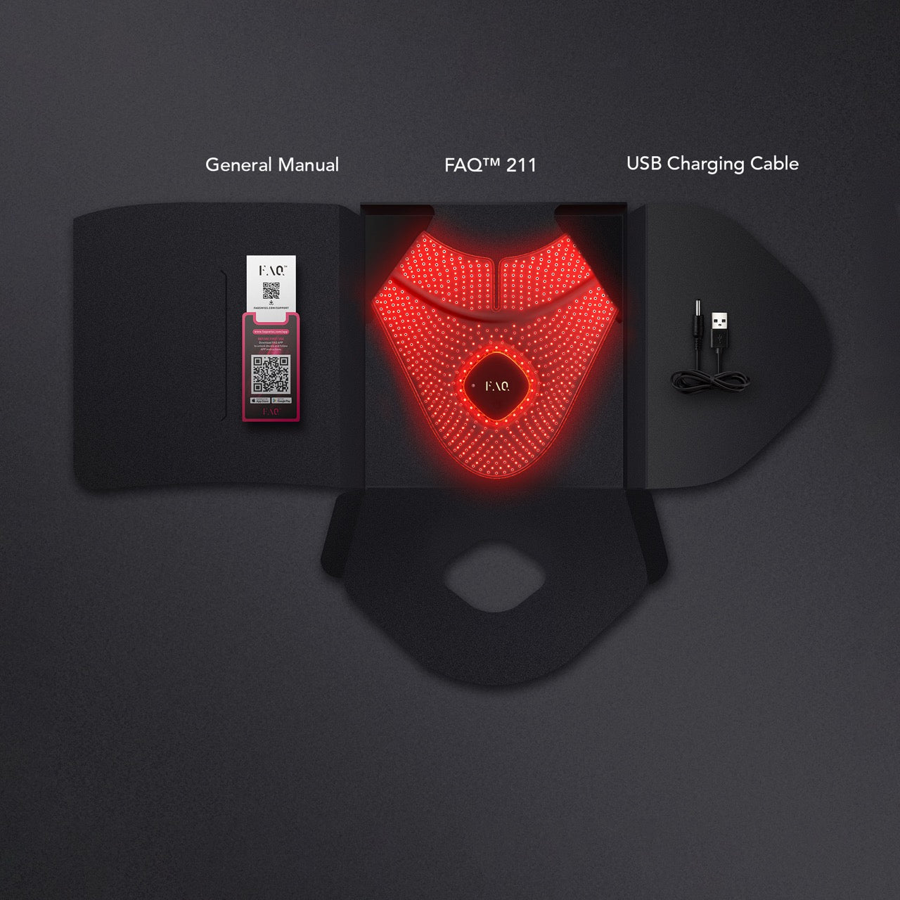 FAQ 211 LED Neck Mask