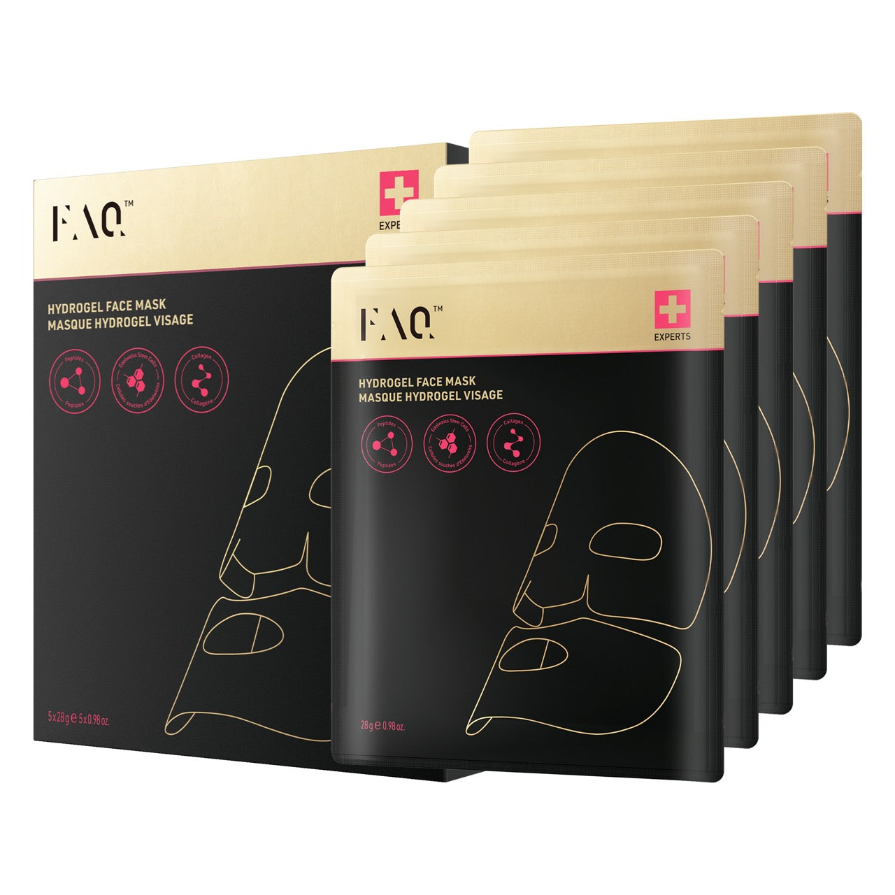 FAQ Hydrogel Face Mask x 5