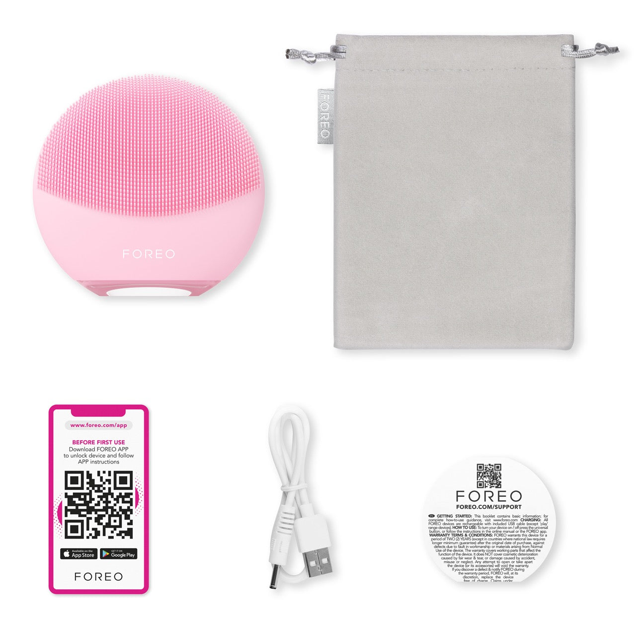 LUNA 4 mini Pearl Pink