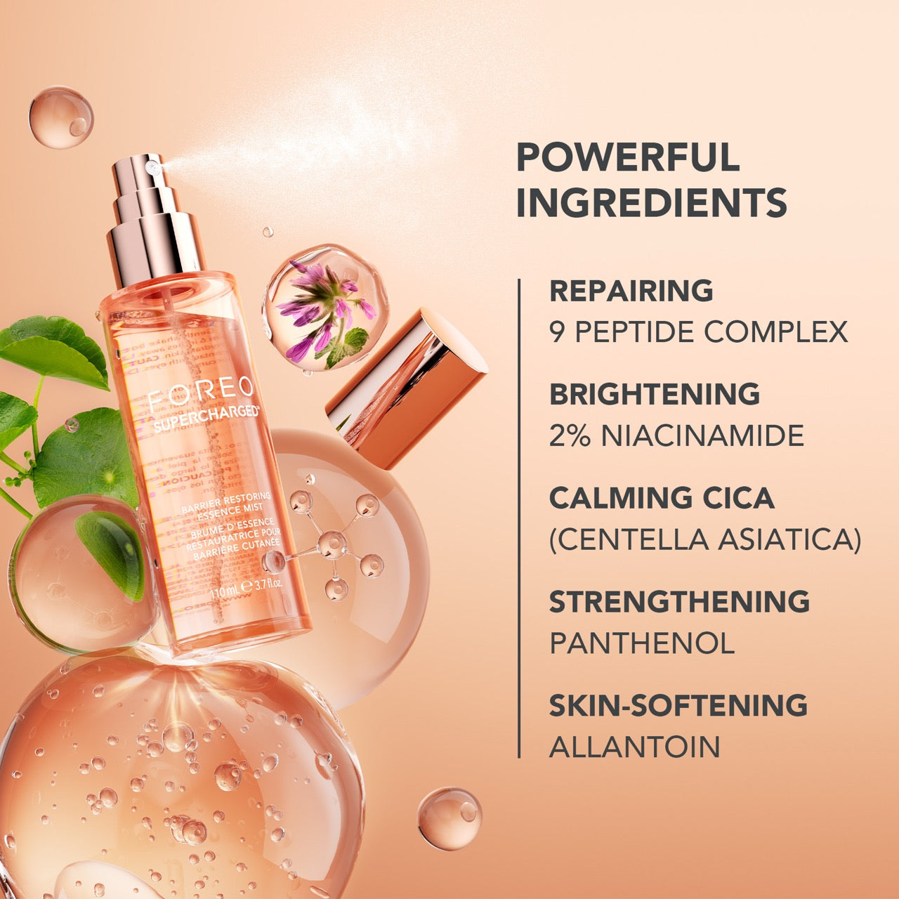 FOREO SUPERCHARGED Barrier Restoring Essence Mist 110mL