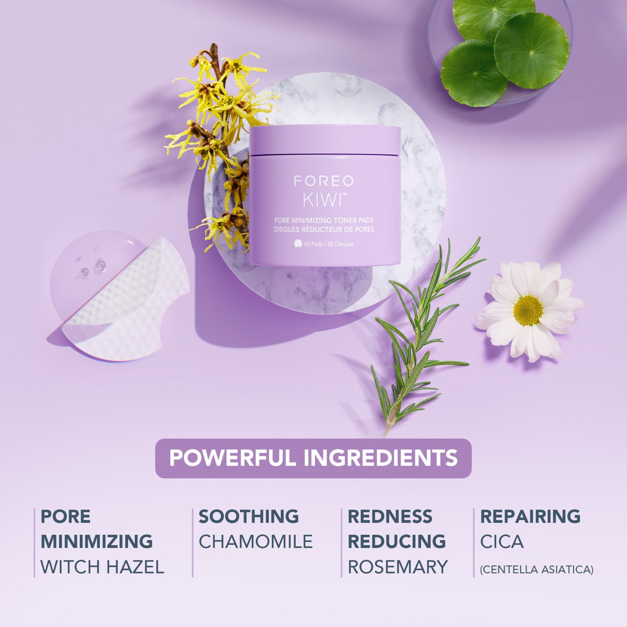 FOREO KIWI Pore Minimizing Toner Pads 60pads