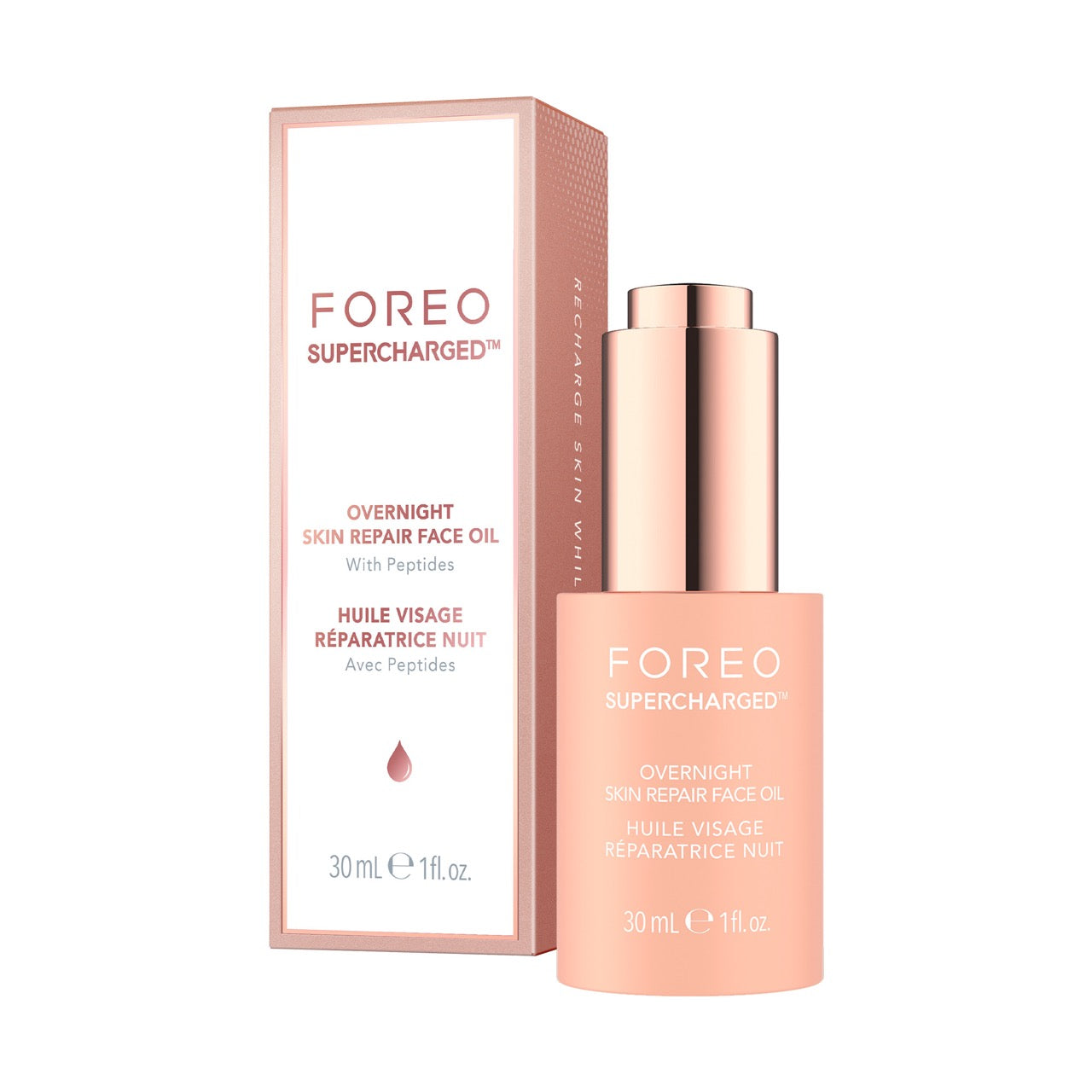 FOREO SUPERCHARGED Overnight Skin Repair Face Oil 30mL