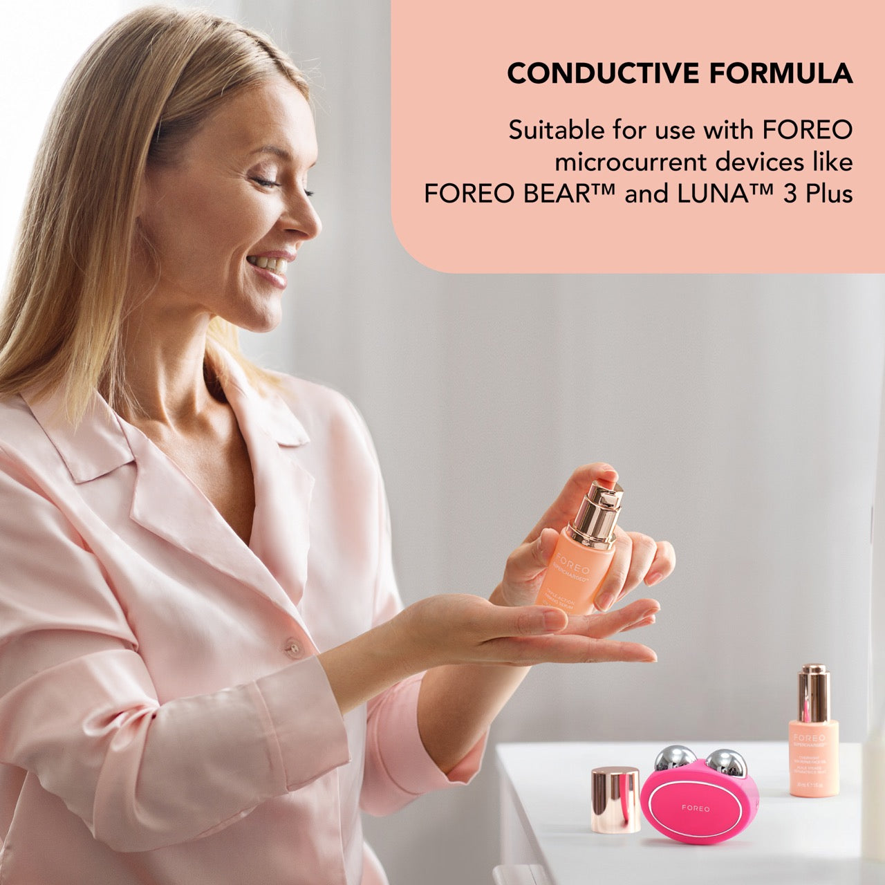 FOREO SUPERCHARGED Triple-Action Firming Serum 30mL