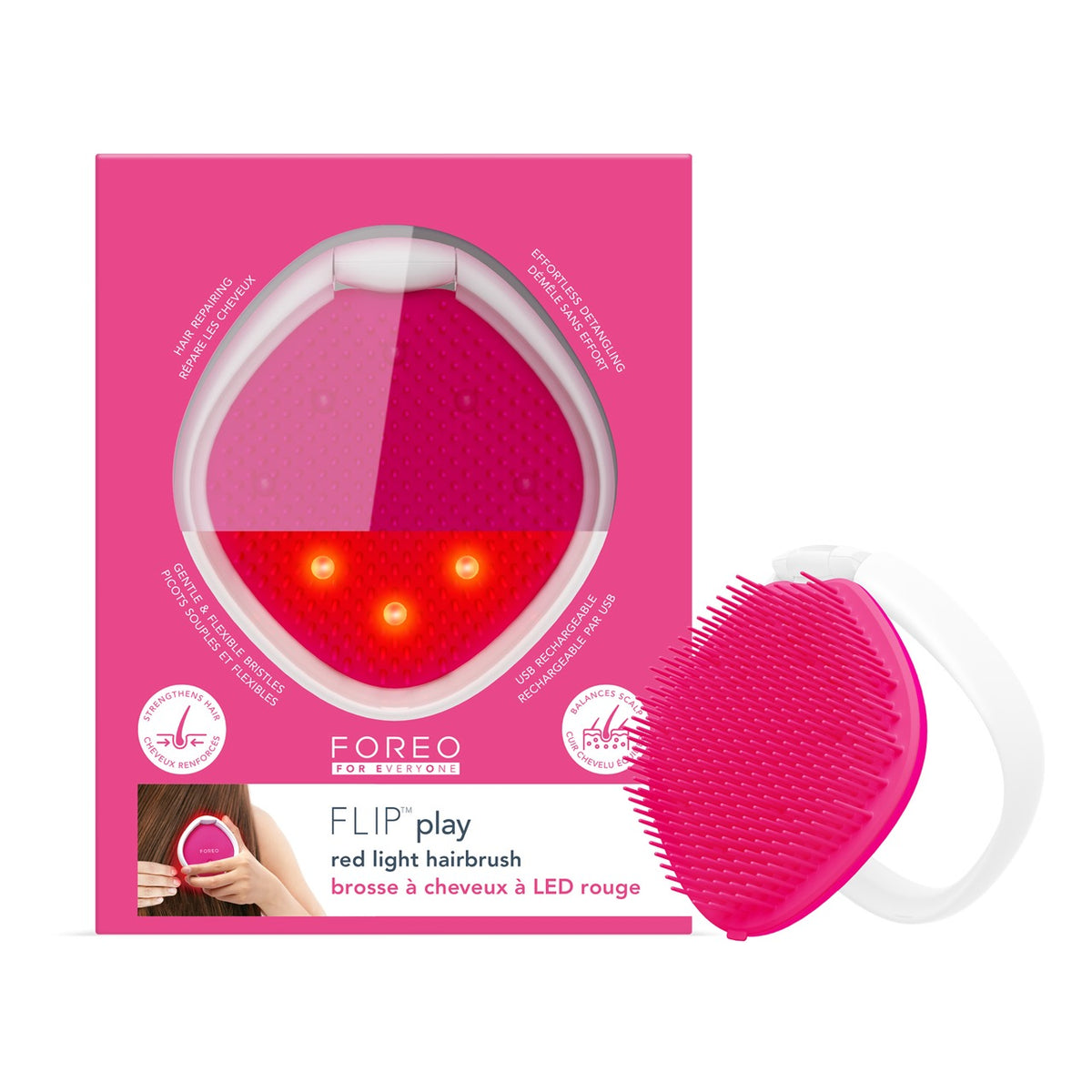 FLIP play red light hairbrush Cherry Up!