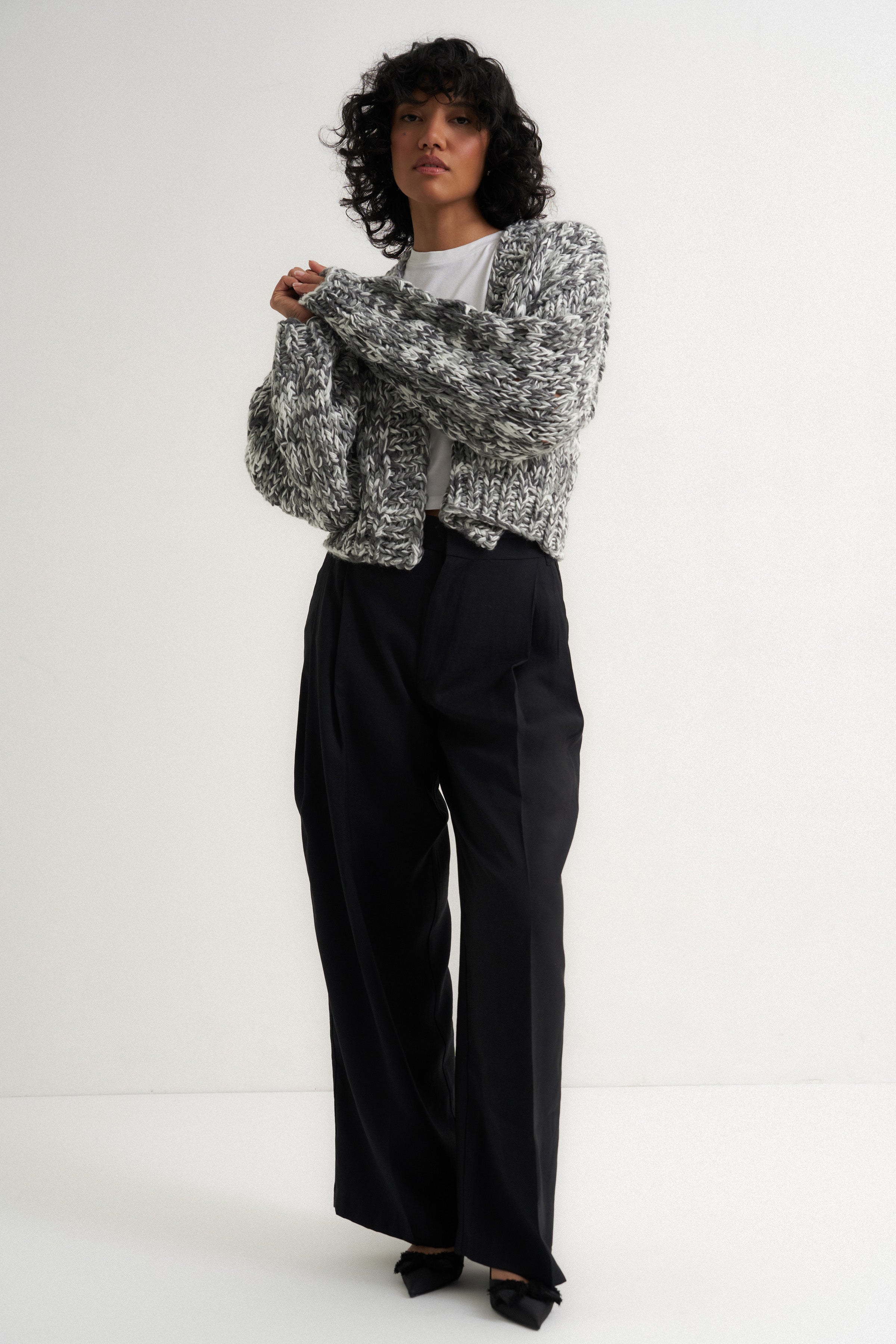 Gigi Cardigan - Black Multi