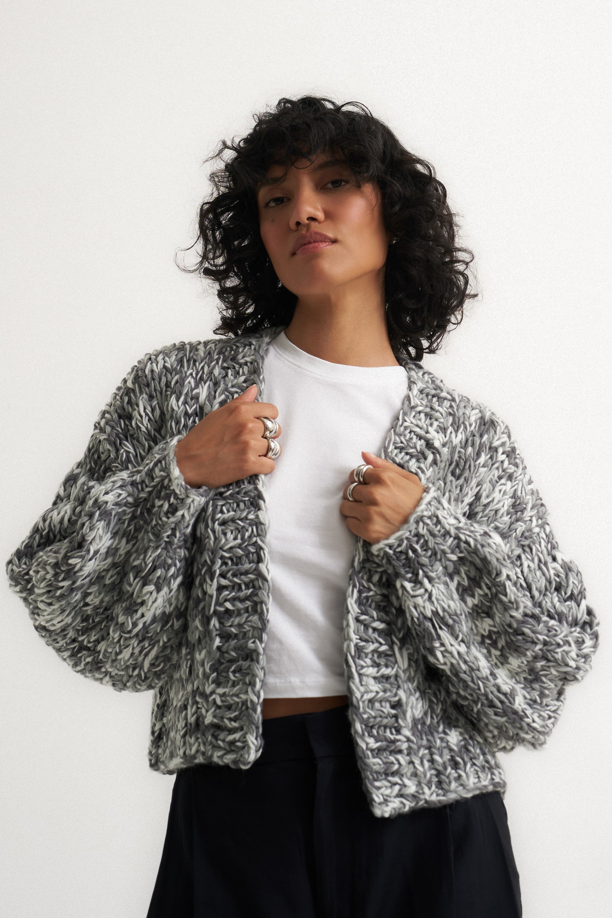 Gigi Cardigan - Black Multi