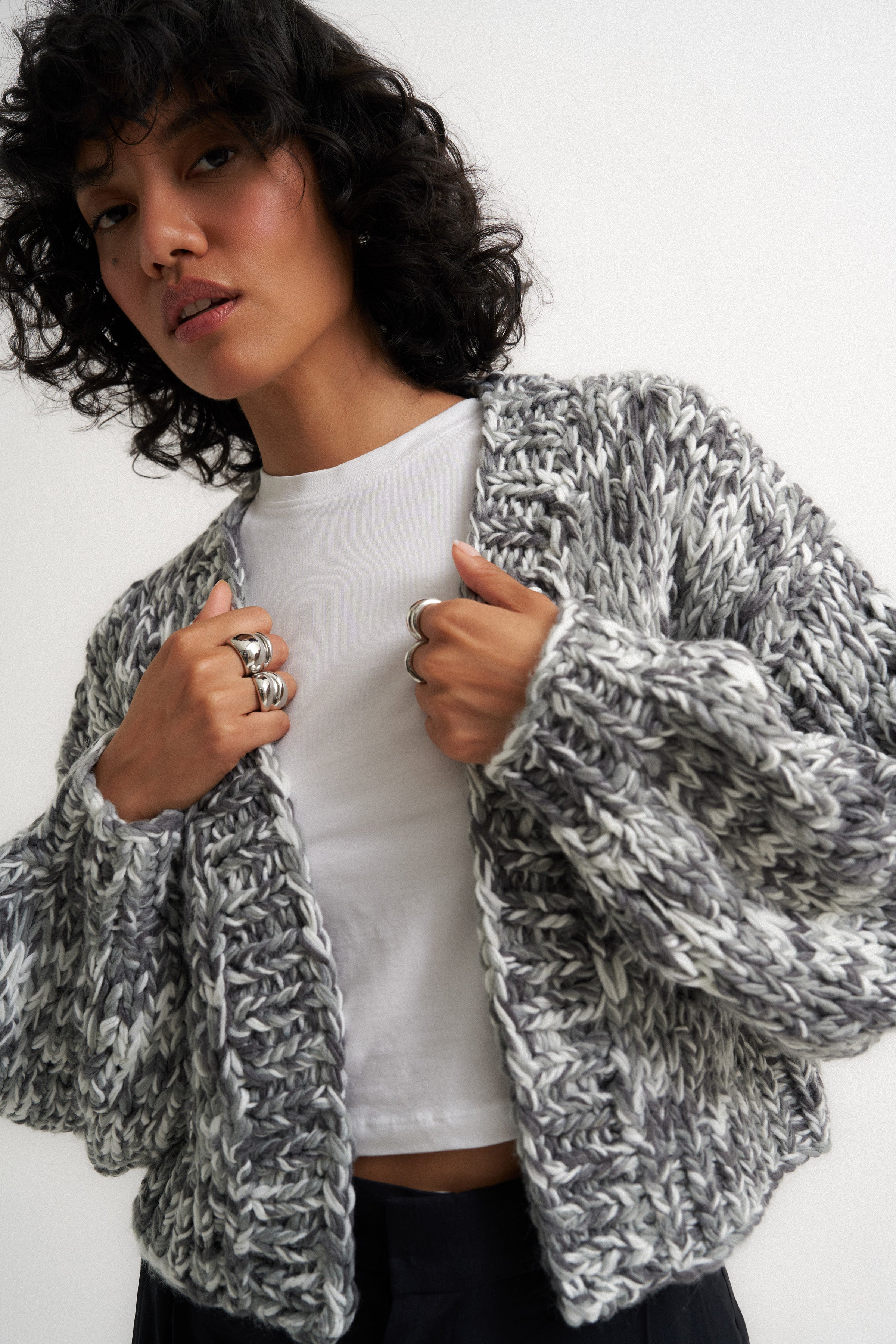 Gigi Cardigan - Black Multi