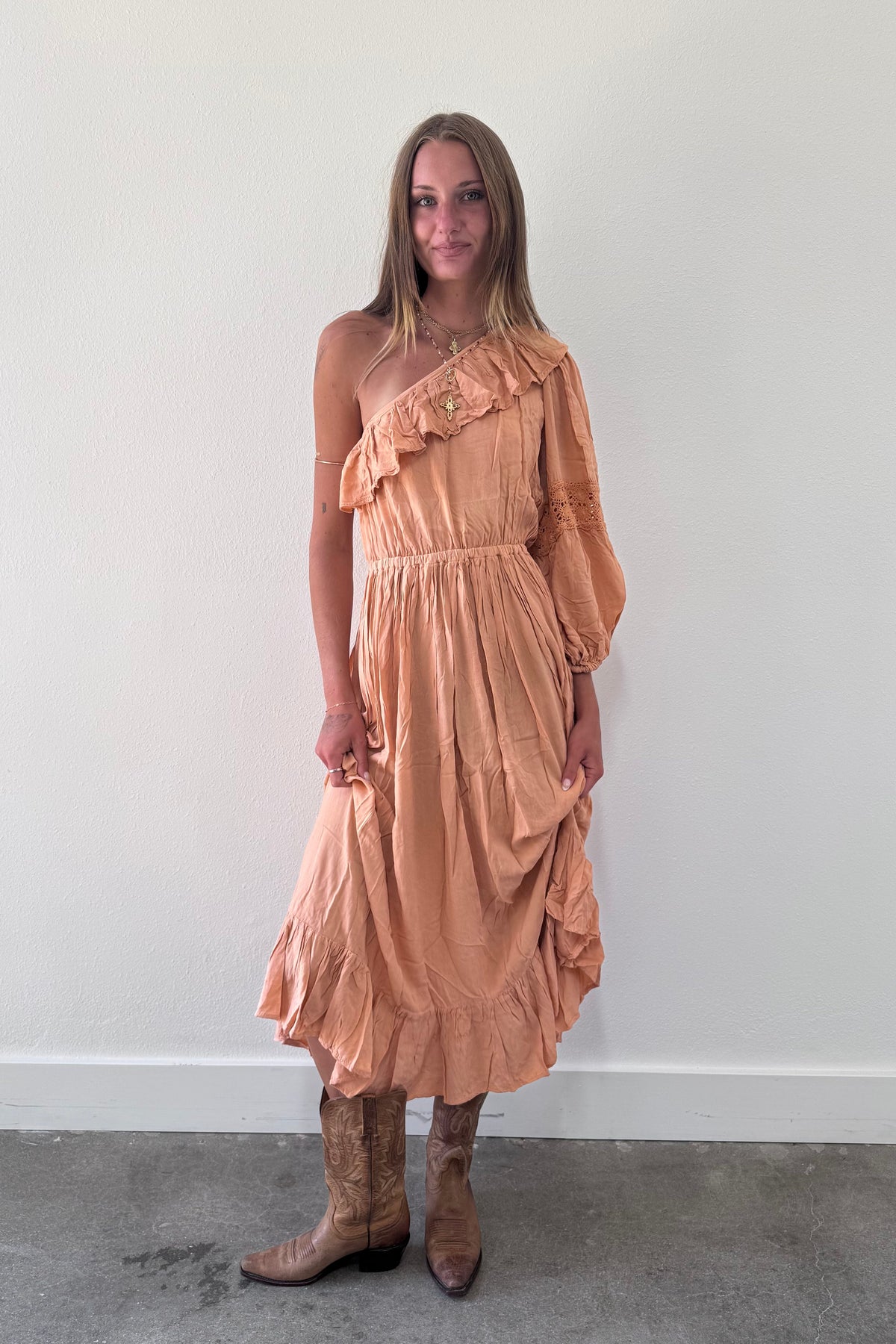 Gray Maxi Dress