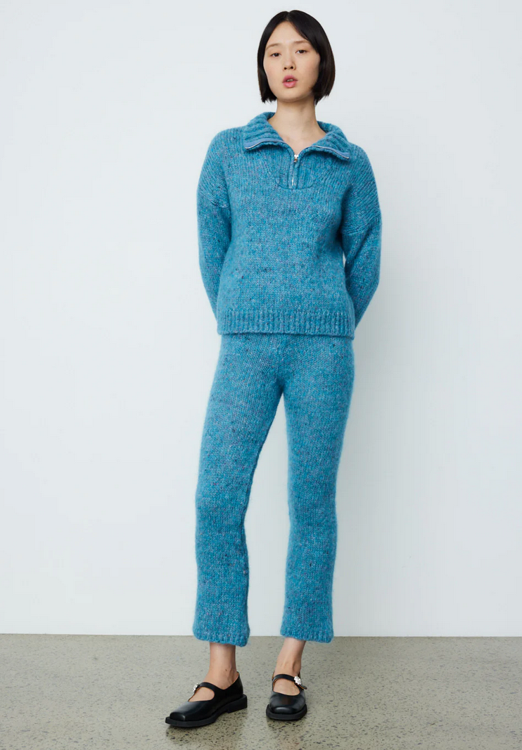 Gabrielle Knit Sweater | Light Blue
